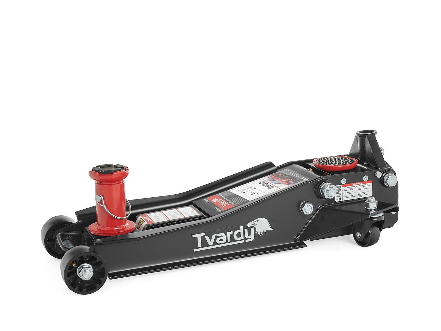 Хидравличен крик с двоен цилиндър тип крокодил, нисък с повдигач 2/3 т 98-760 мм