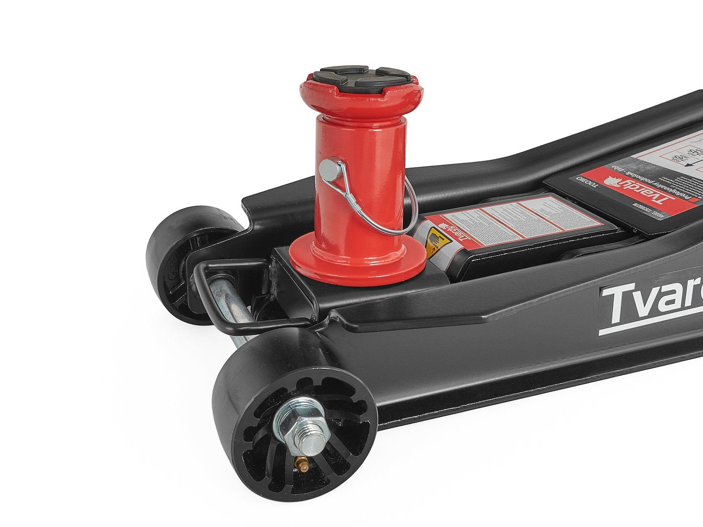 Хидравличен крик с двоен цилиндър тип крокодил, нисък с повдигач 2/3 т 98-760 мм