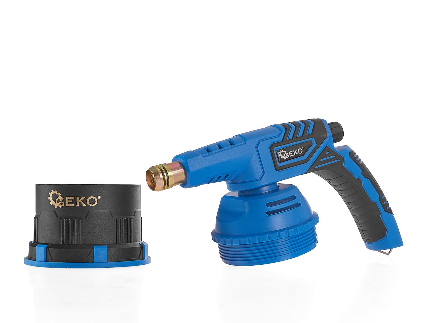 Газова лампа за запояване с пиезо 190 г, регулируем пламък 1200°C - GEKO