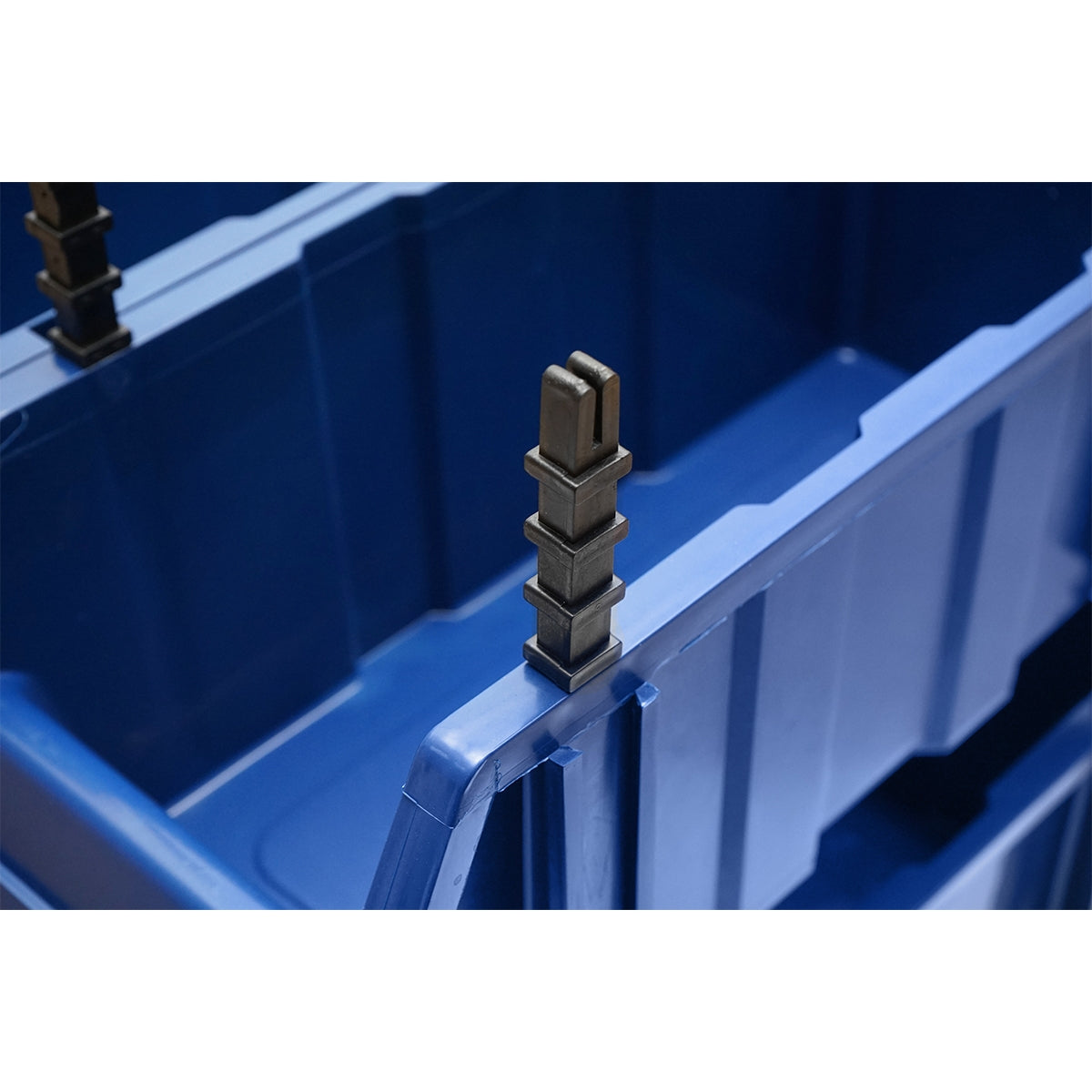 Стойка с 13 кутии за съхранение/организация, синя пластмасова кутия, 510x400x1000мм