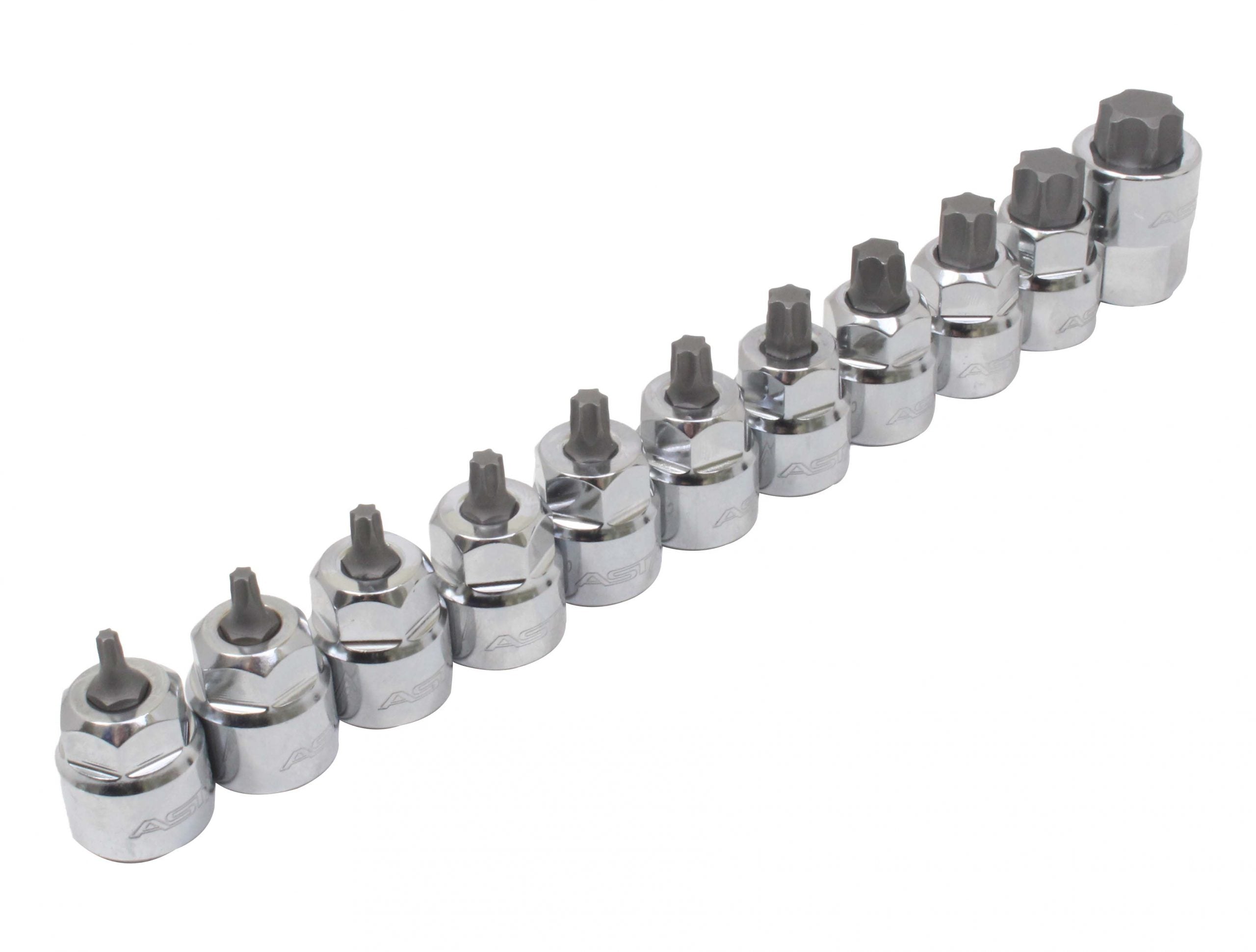 Комплект ключове бита TORX T10-T60 3/8 11 бр.