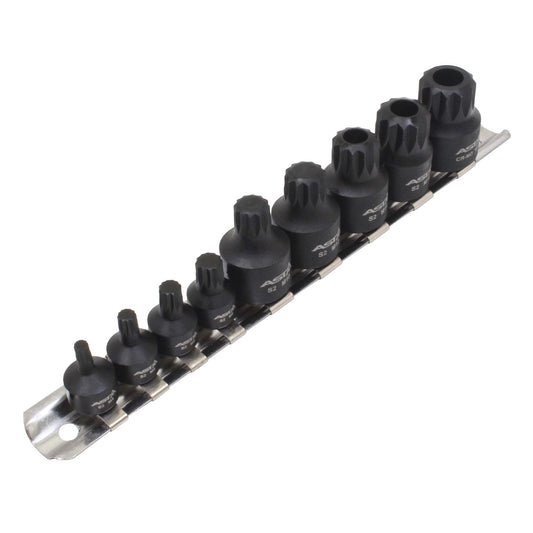 Комплект ключове бита M4-M18 XZN ударни 1/4 - 3/8 9 бр.