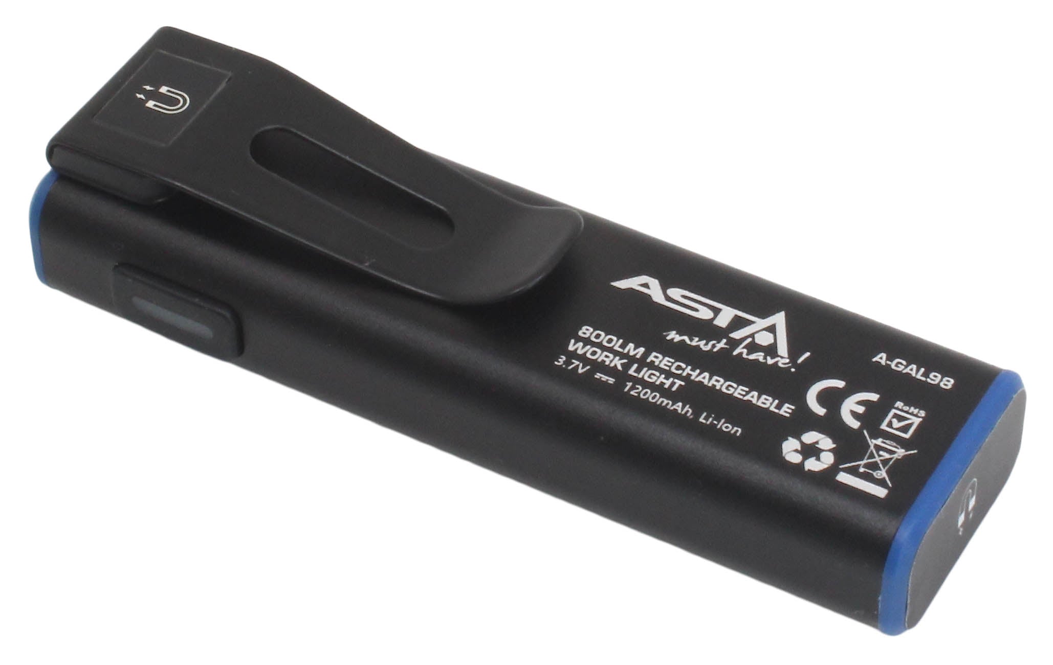 Работна LED лампа LED COB, 800LM с акумулатор LI-ION 3.7V 1200mAh