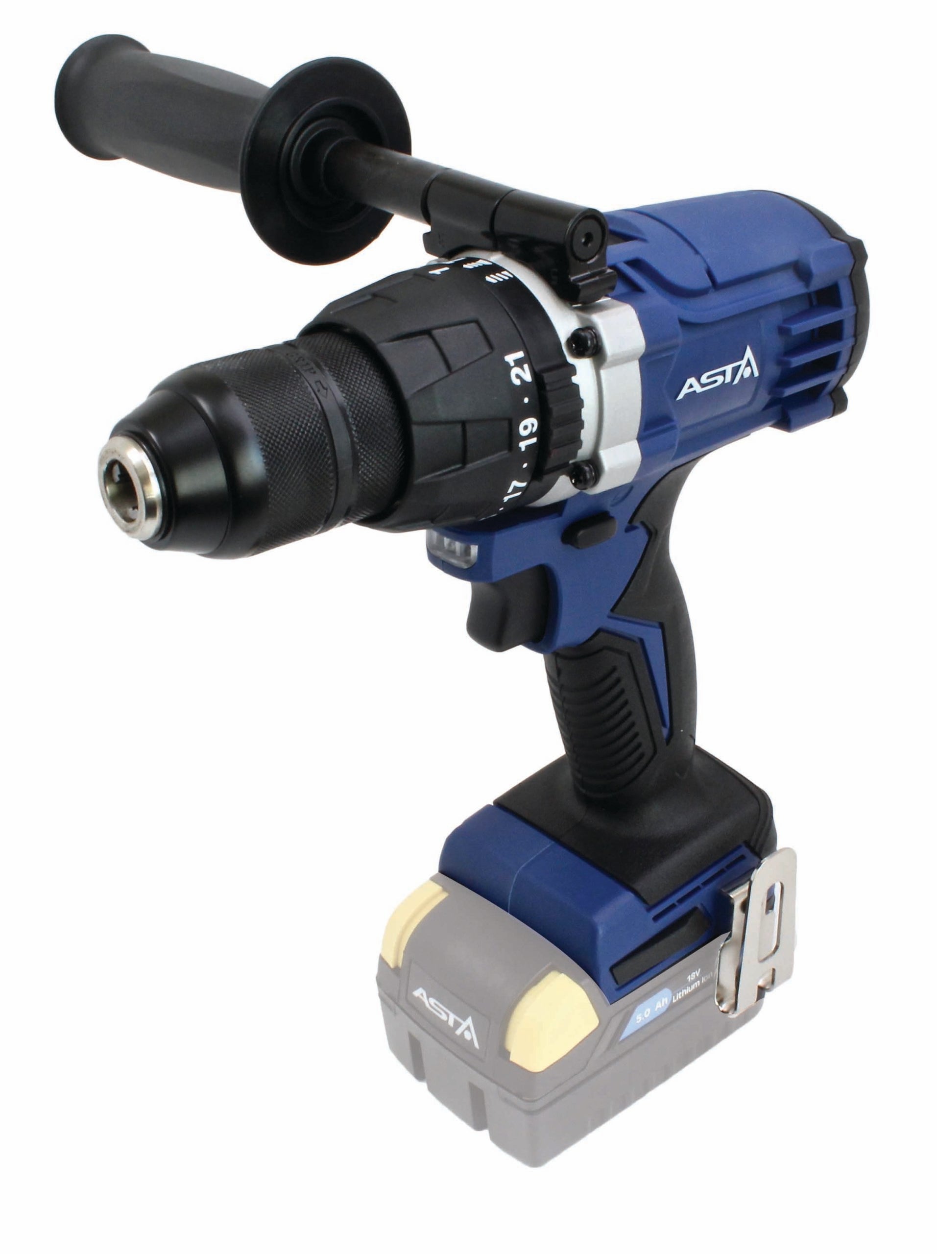 Машина за пробиване и завинтване без акумулатор 18V ASTA