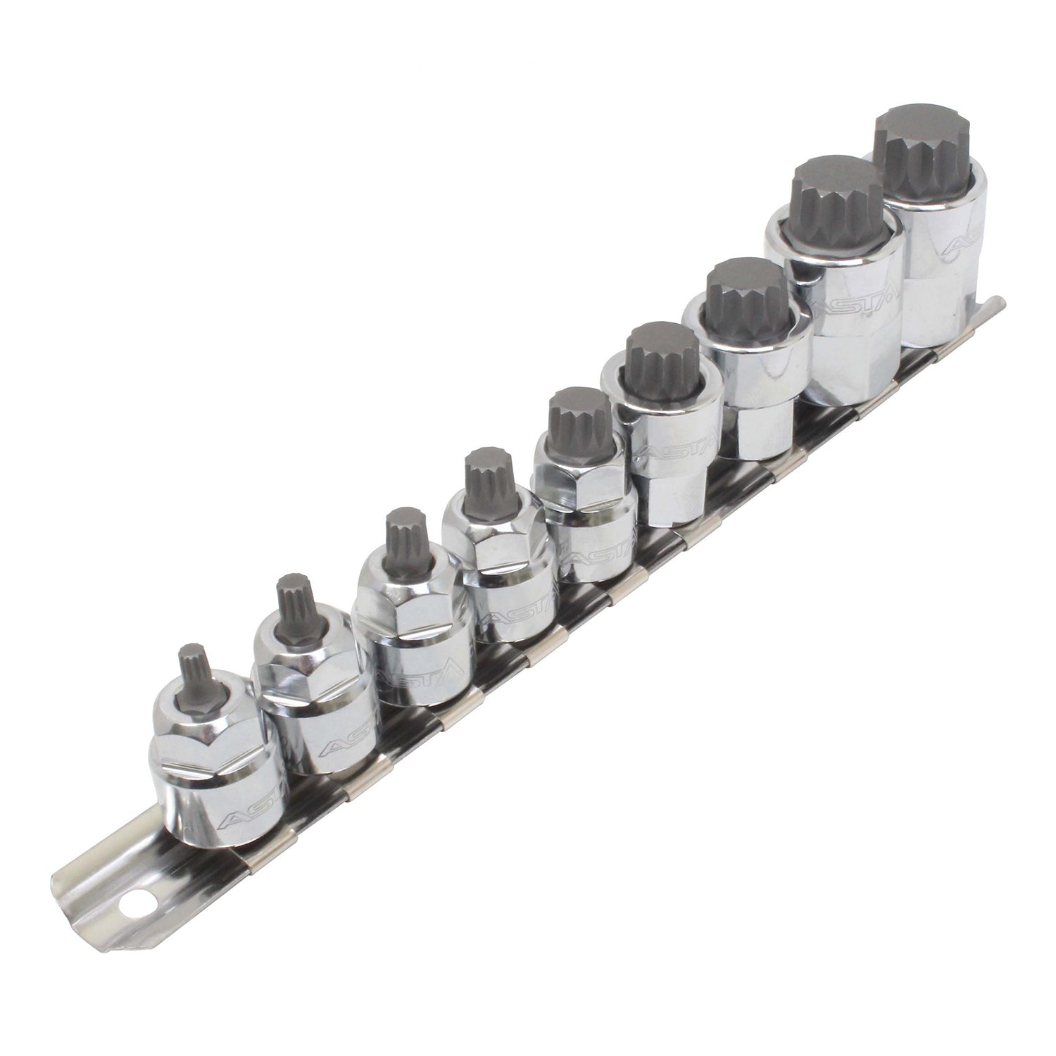 Комплект ключове бита M4-M18 XZN 3/8 - 1/2 9 бр.