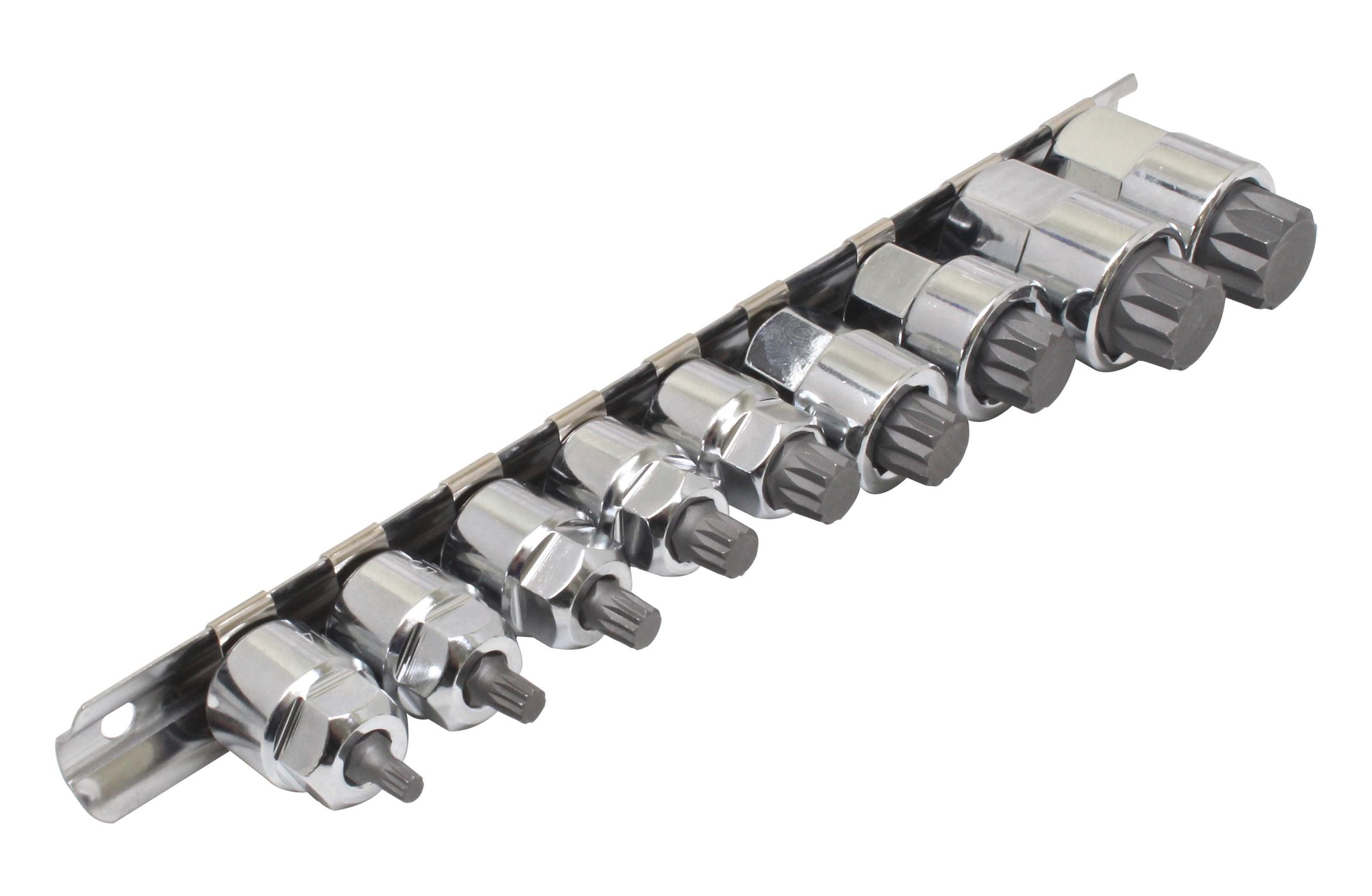 Комплект ключове бита M4-M18 XZN 3/8 - 1/2 9 бр.