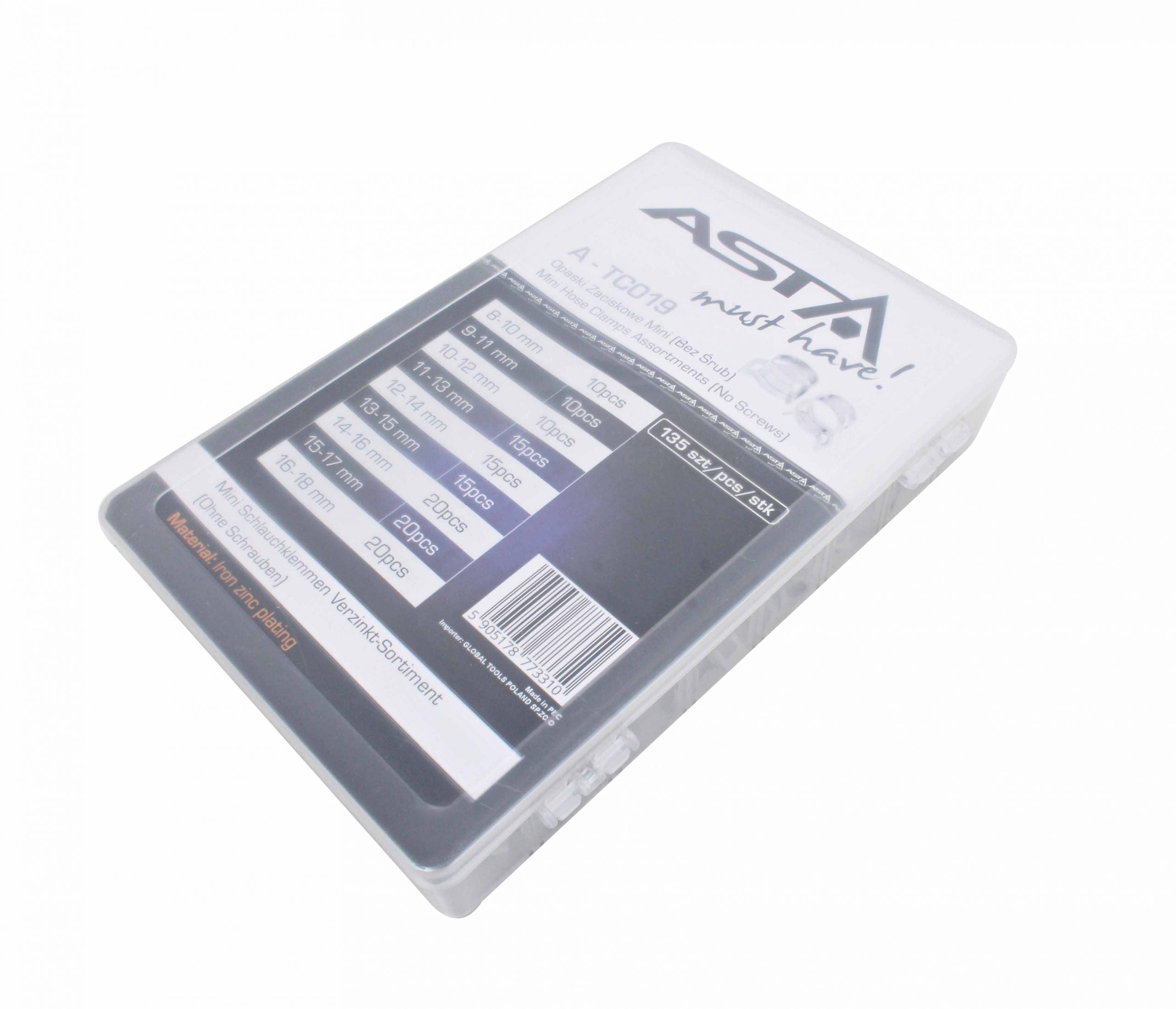 Комплект скоби 135 части