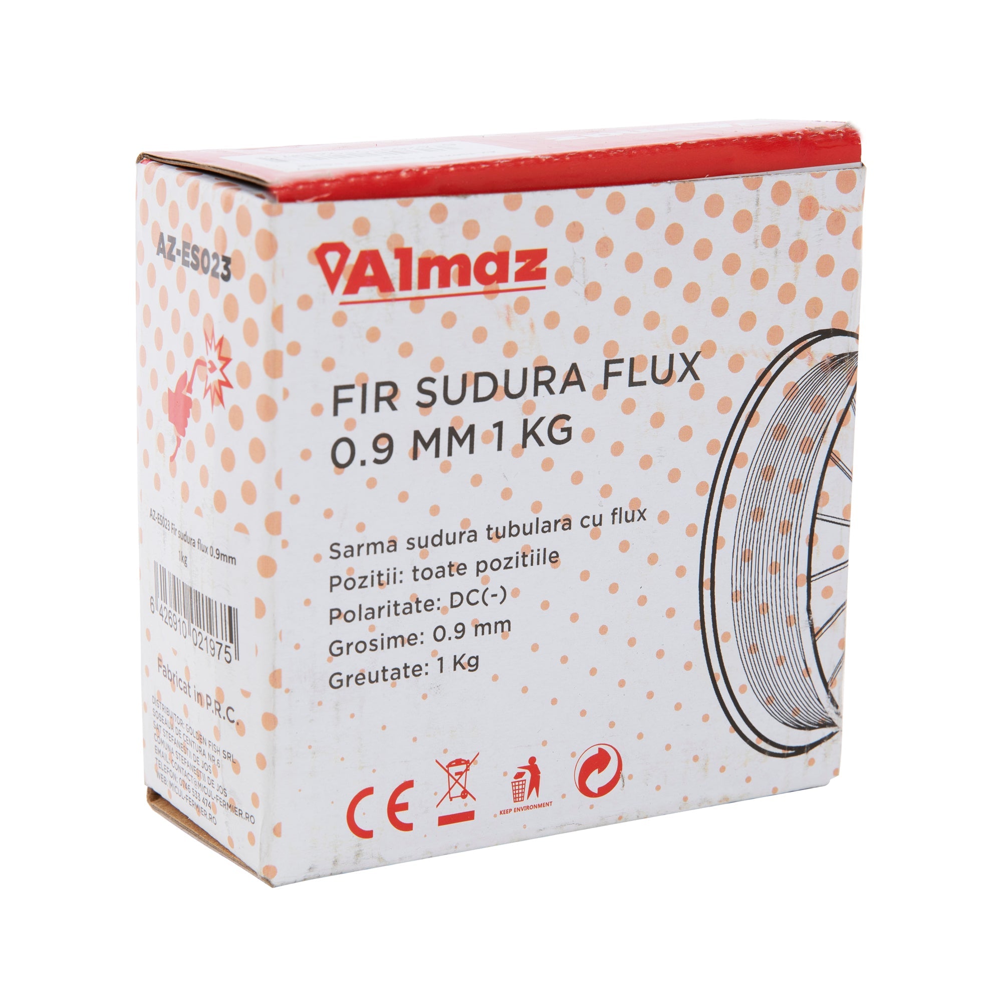 Заваръчна тел FLUX 0.9мм 1кг ALMAZ