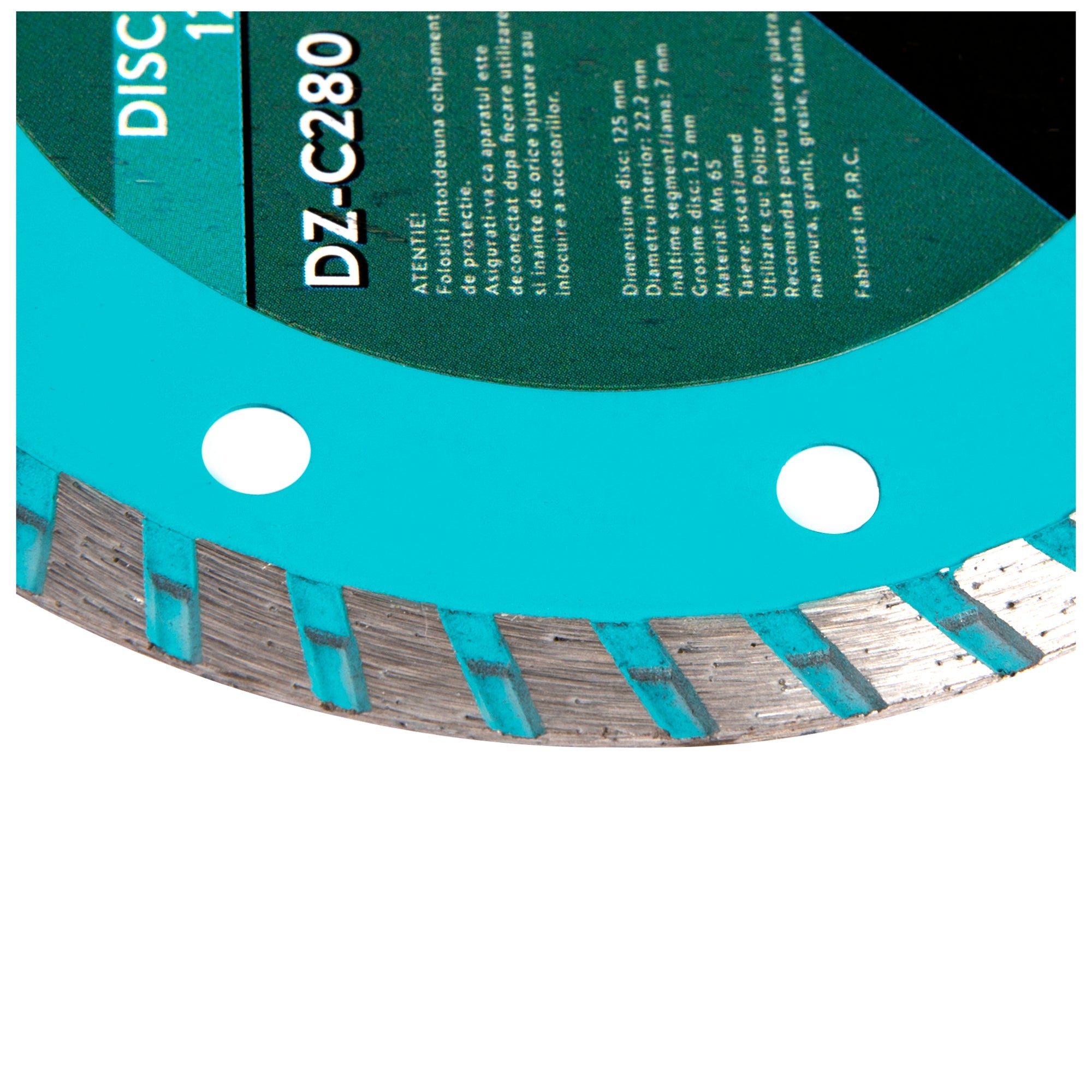 Диамантен диск TURBO 125мм DETOOLZ