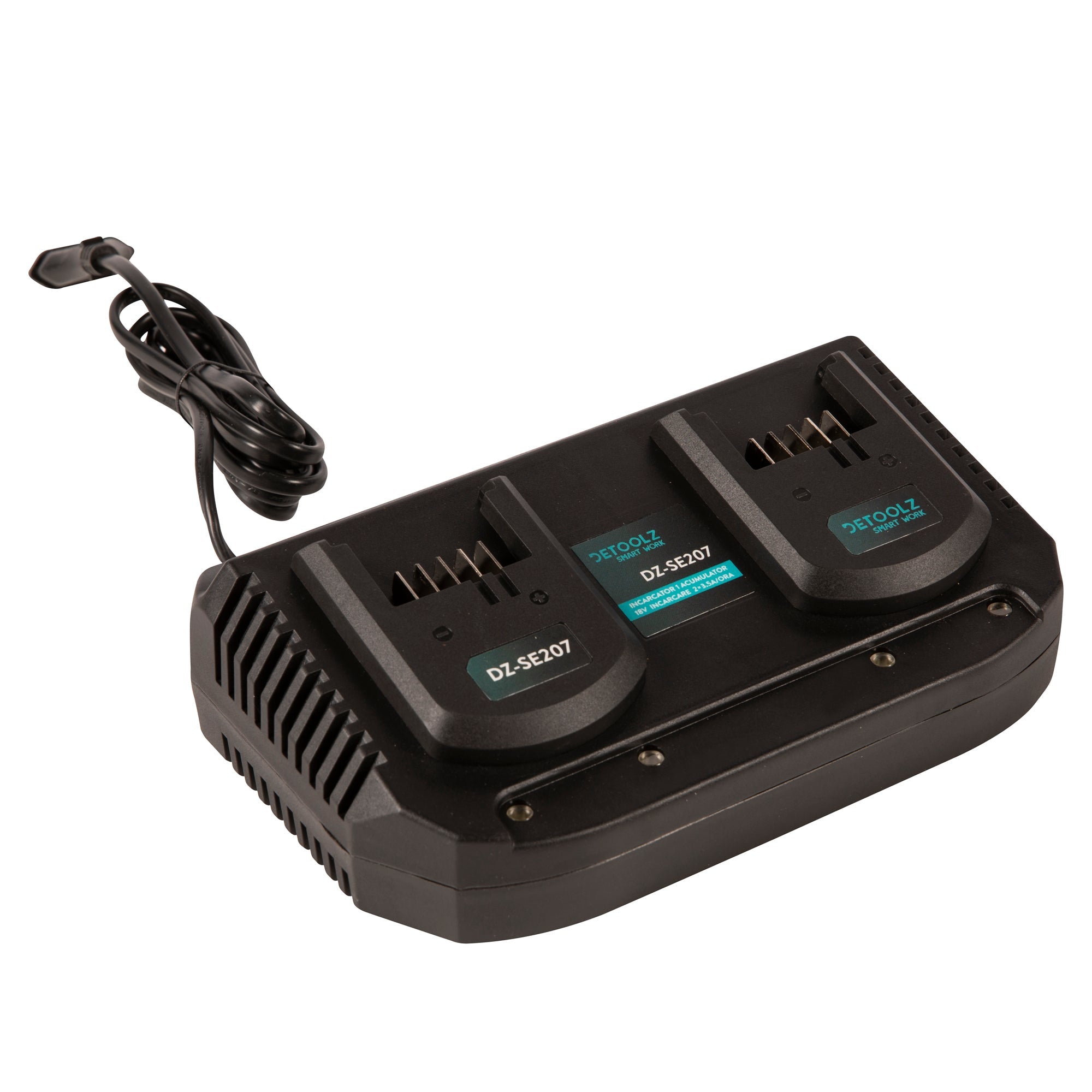 Зарядно устройство за 2 батерии LI-ION 18V 3.5A DETOOLZ