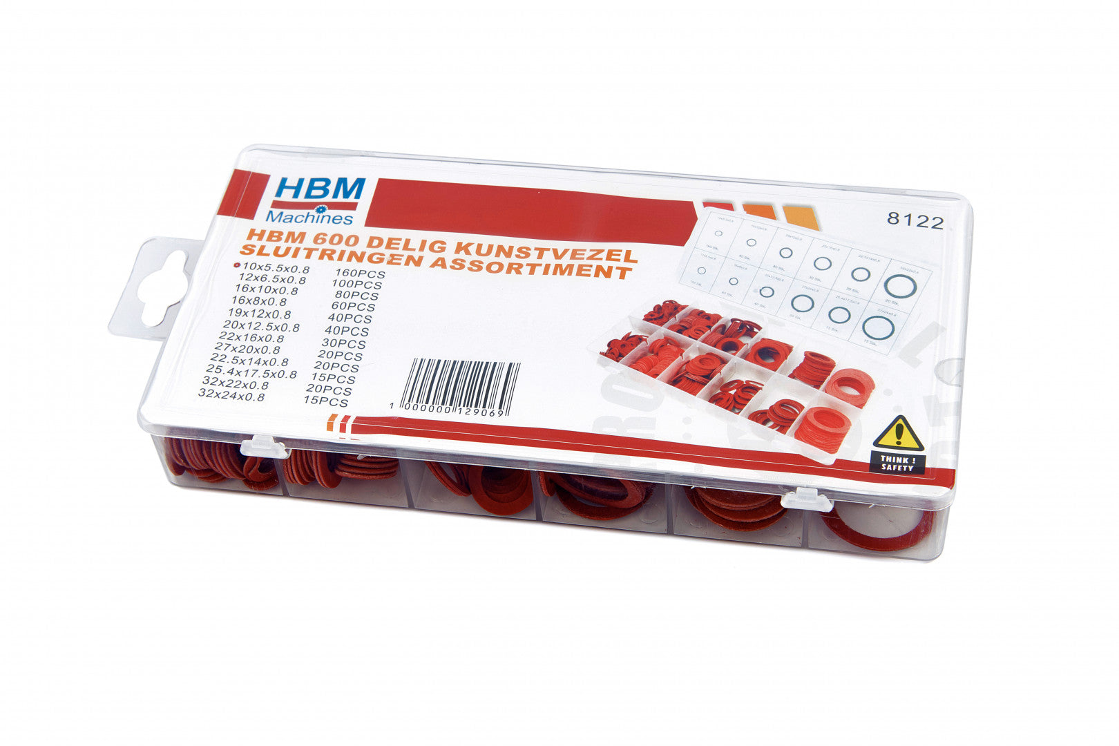 Комплект шайби за изолация, 600 бр.