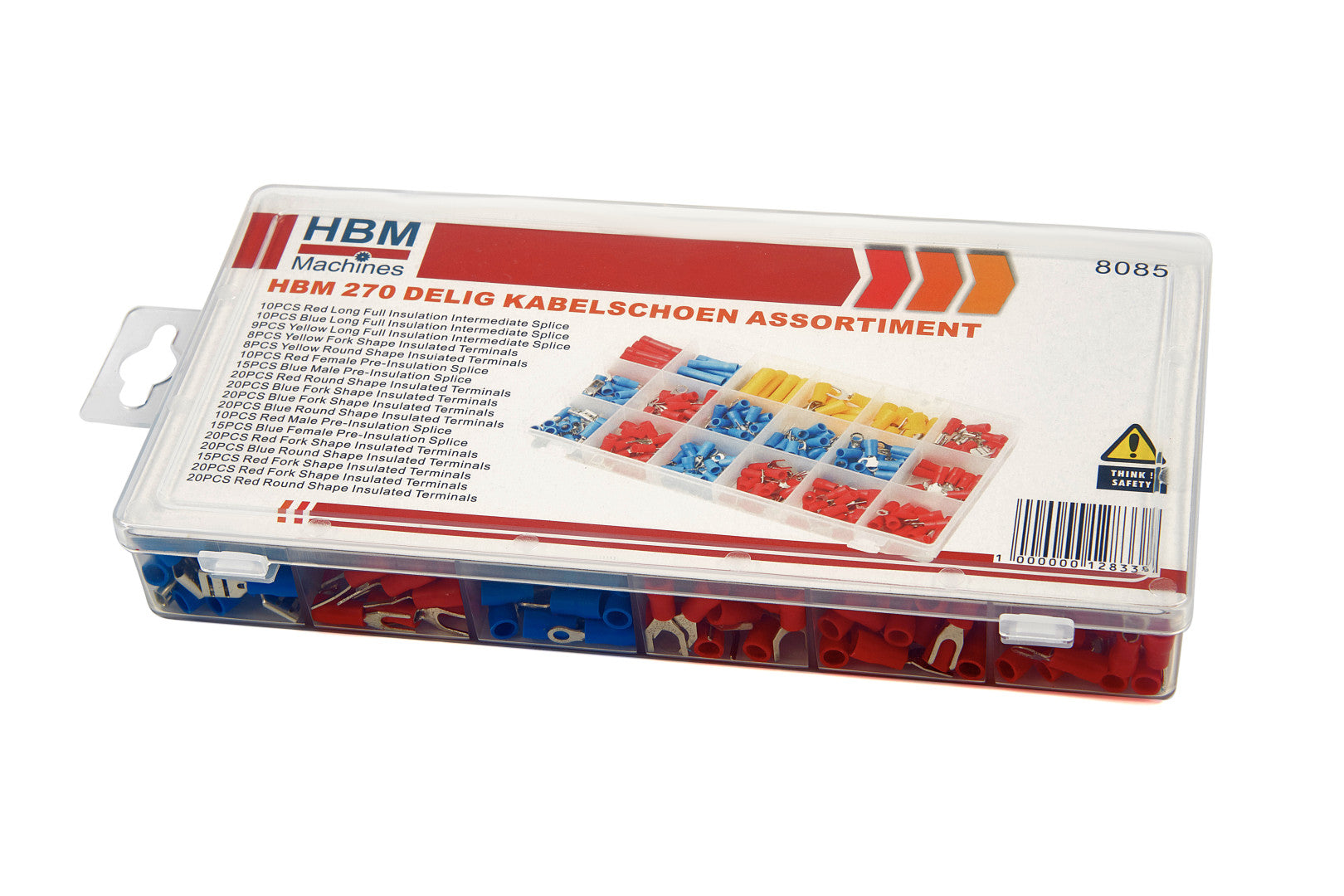 Комплект кабелни обувки в кутия 270 бр. HBM MACHINES