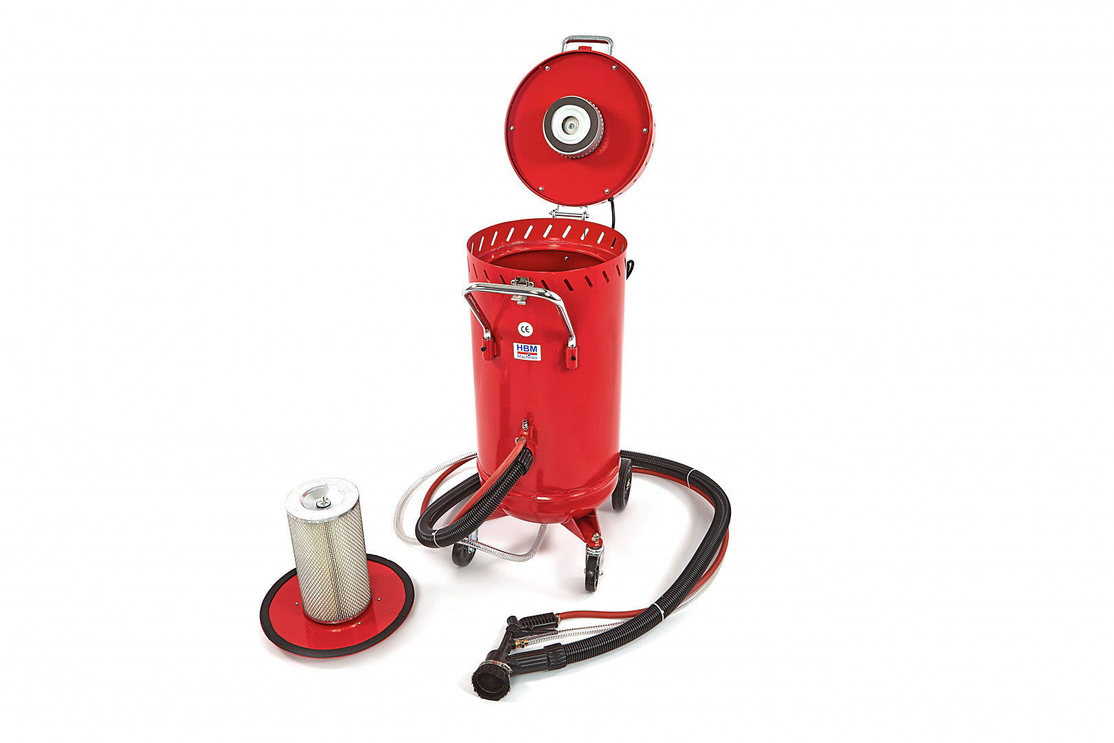 Мобилен пясъкоструен апарат/пясъкоструйка 105 л