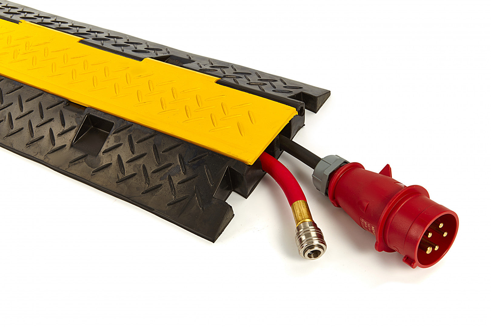 Рампа ограничителен праг на скорост с канал за електрически кабели, 100 см, HBM Machines Premium, Холандия - защита за ел. кабели