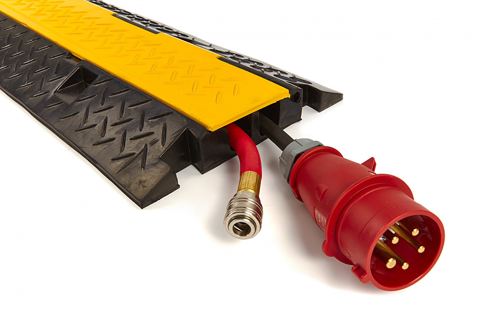 Рампа ограничителен праг на скорост с канал за електрически кабели, 100 см, HBM Machines Premium, Холандия - защита за ел. кабели