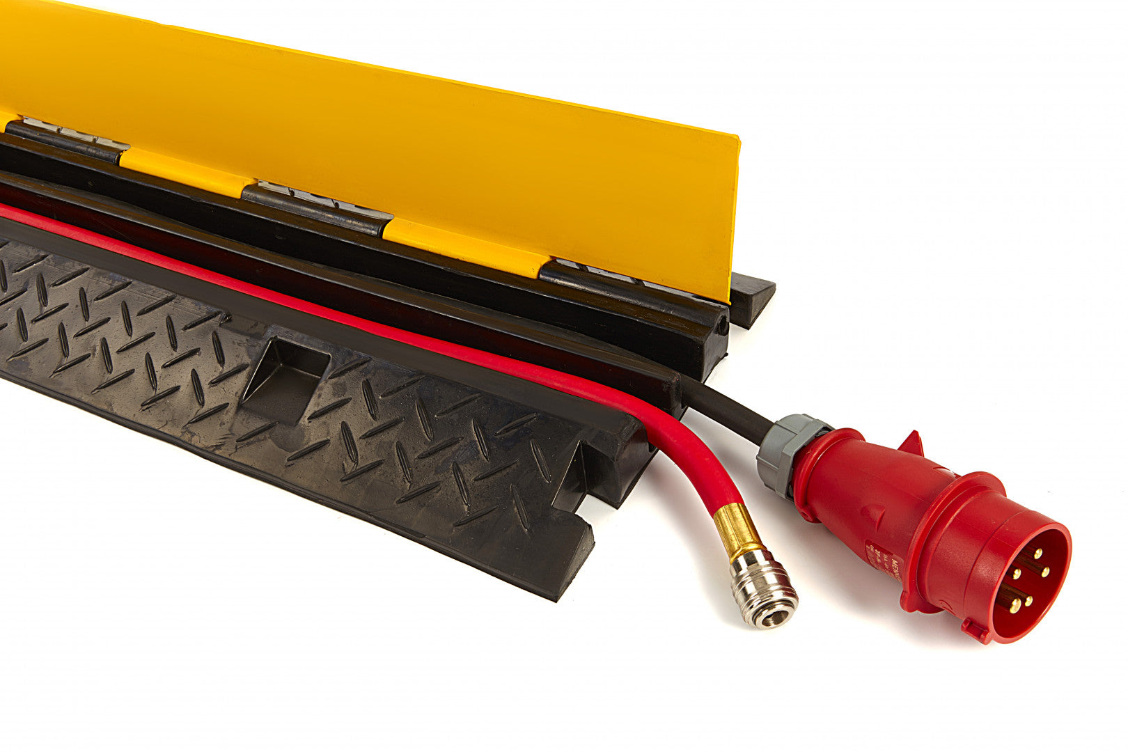 Рампа ограничителен праг на скорост с канал за електрически кабели, 100 см, HBM Machines Premium, Холандия - защита за ел. кабели