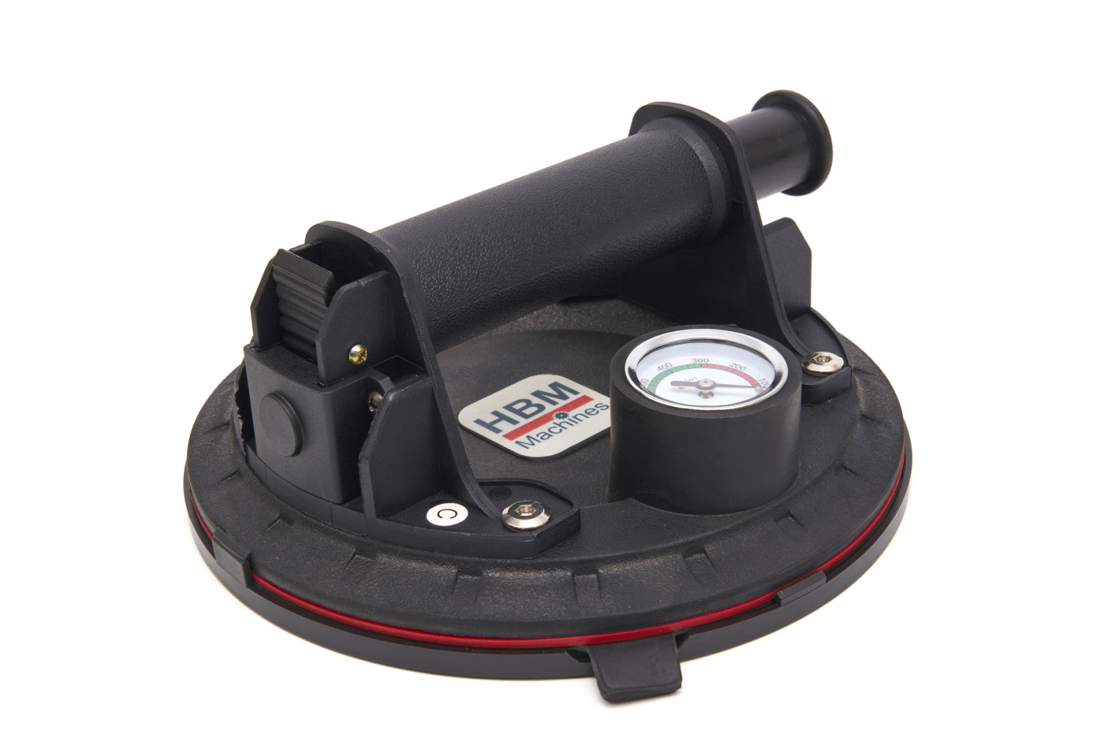 Професионална вендуза с вакуумна помпа и манометър HBM