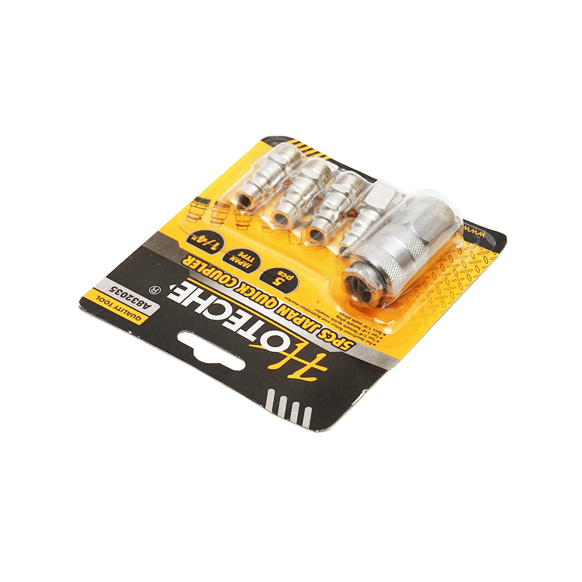 Комплект бързи връзки за маркучи за въздух и пневматични инструменти 5 бр.