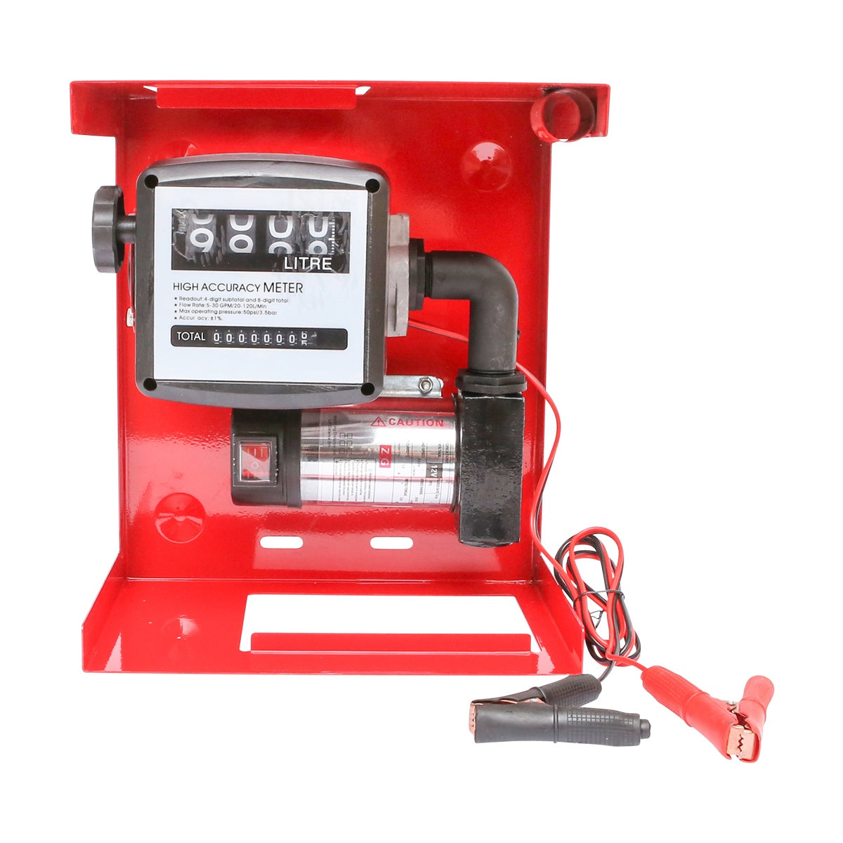 Комплект помпа за пренос на гориво с брояч 12V 4 л/мин