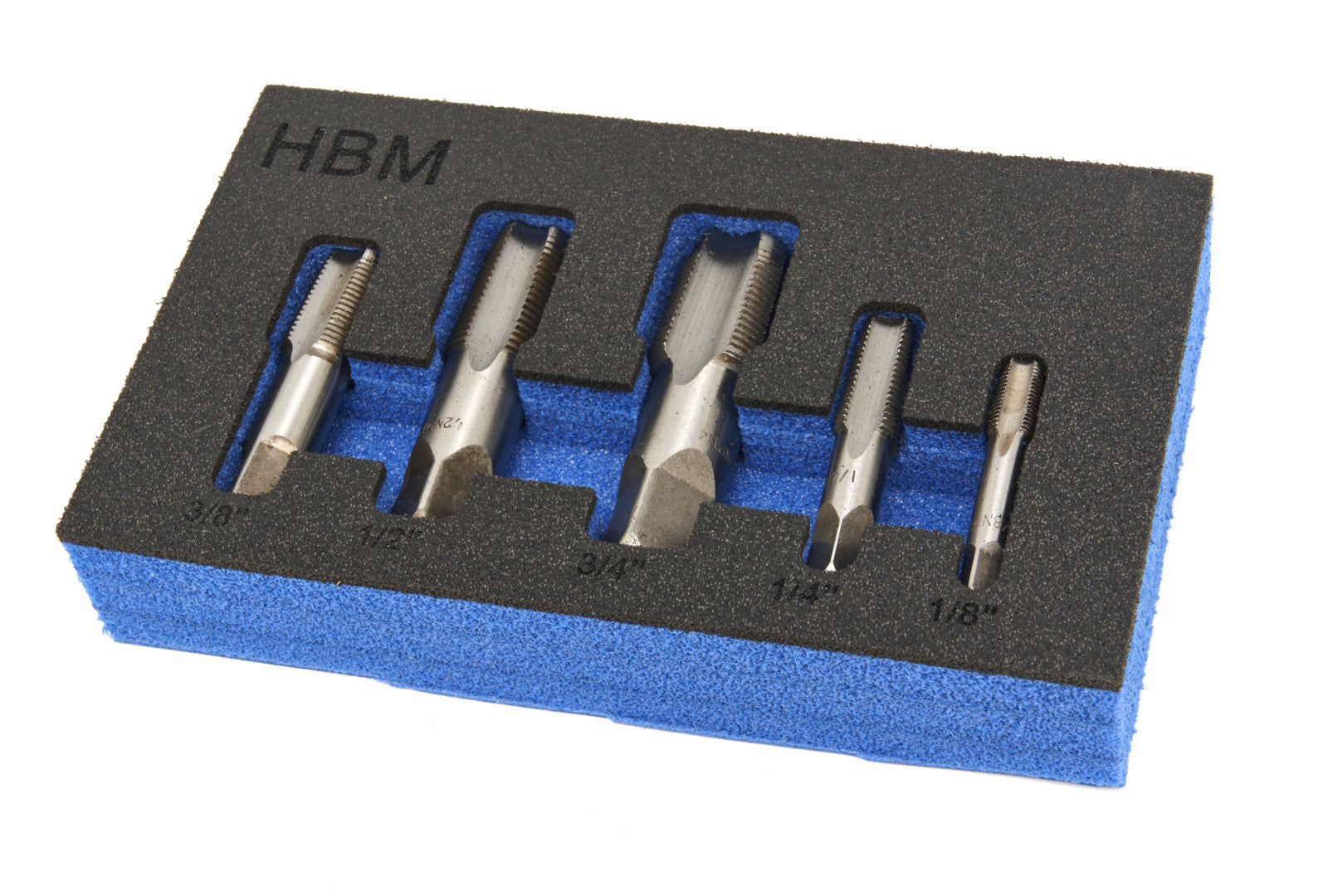 Комплект метчици за тръби 5 части HBM