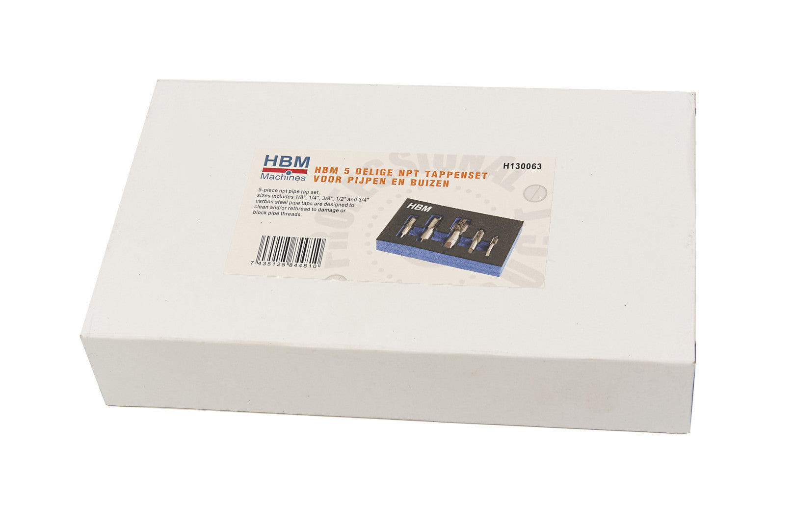 Комплект метчици за тръби 5 части HBM