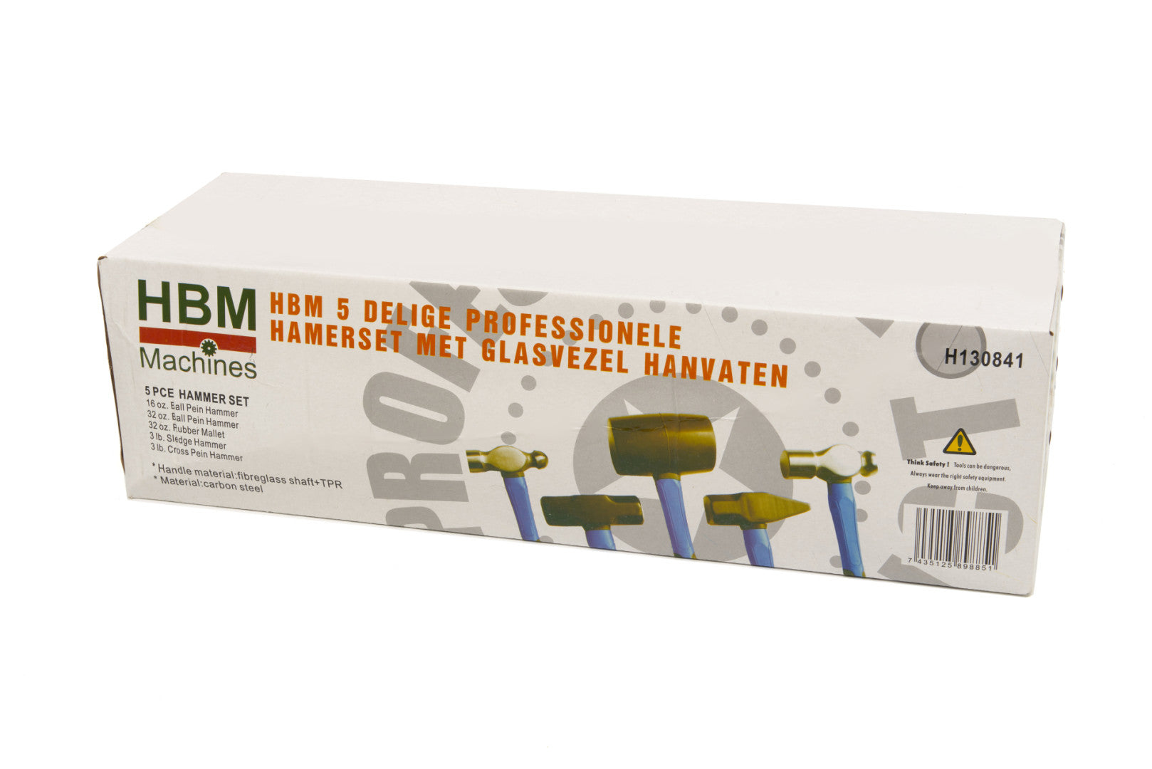 Комплект чукове с фирбодръжка 5 части HBM