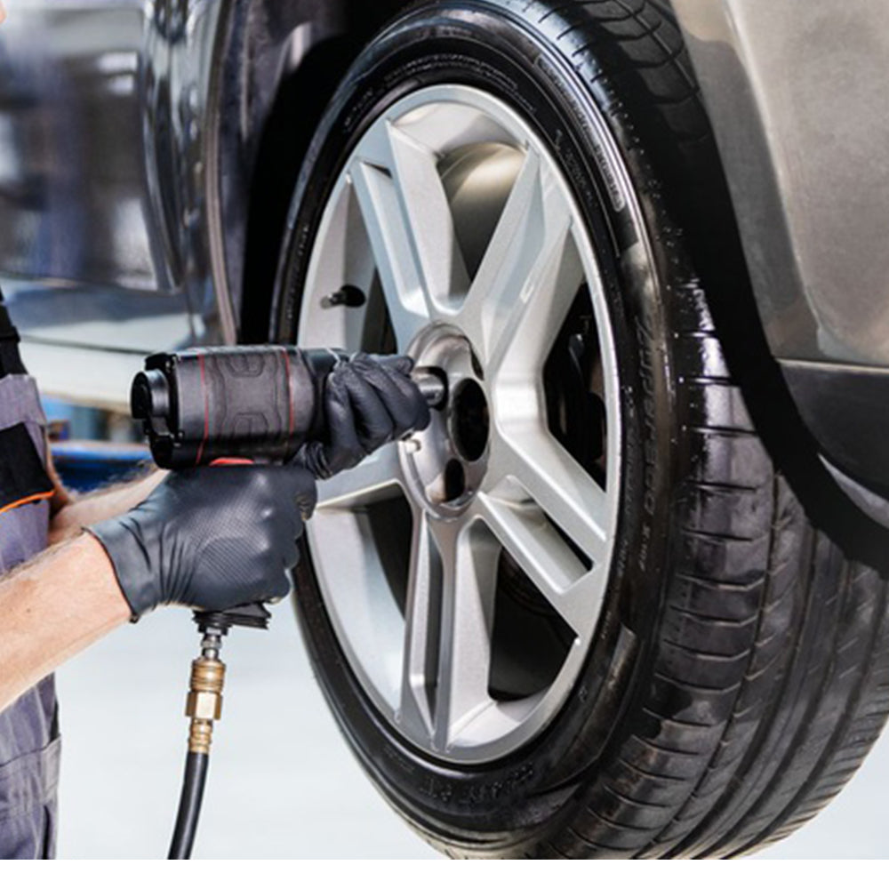 Премиум нитрилни ръкавици MERCATOR GOGRIP за механици, размер M 50 бр. черни