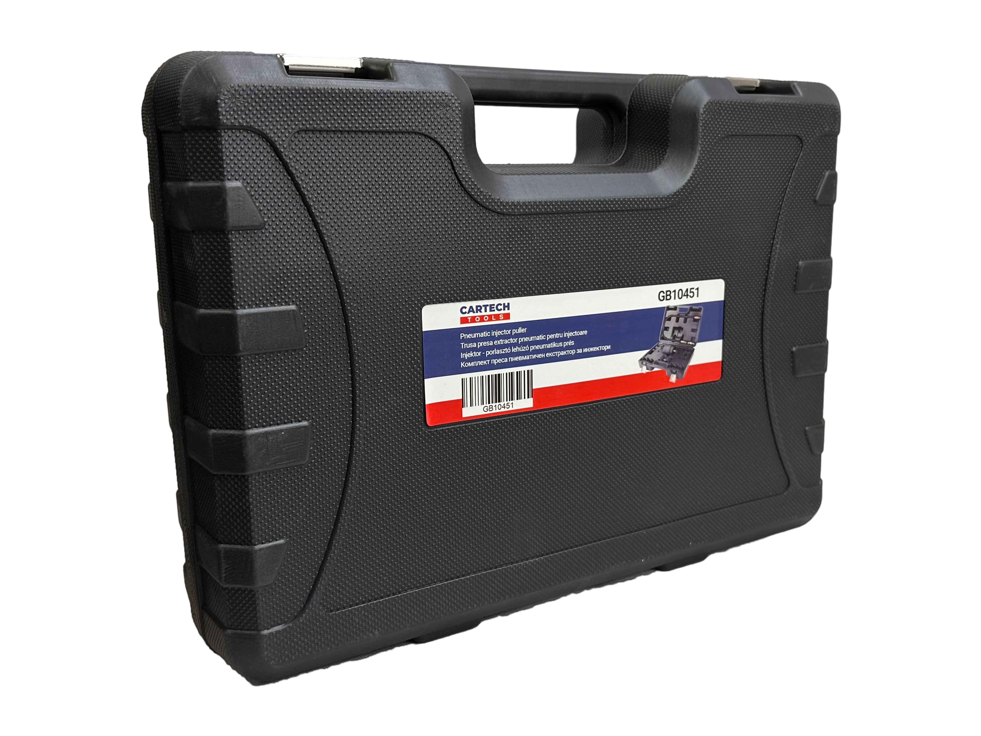 Комплект преса пневматичен екстрактор за инжектори 1000 NM 21 части BOSCH DELPHI DENSO SIEMENS