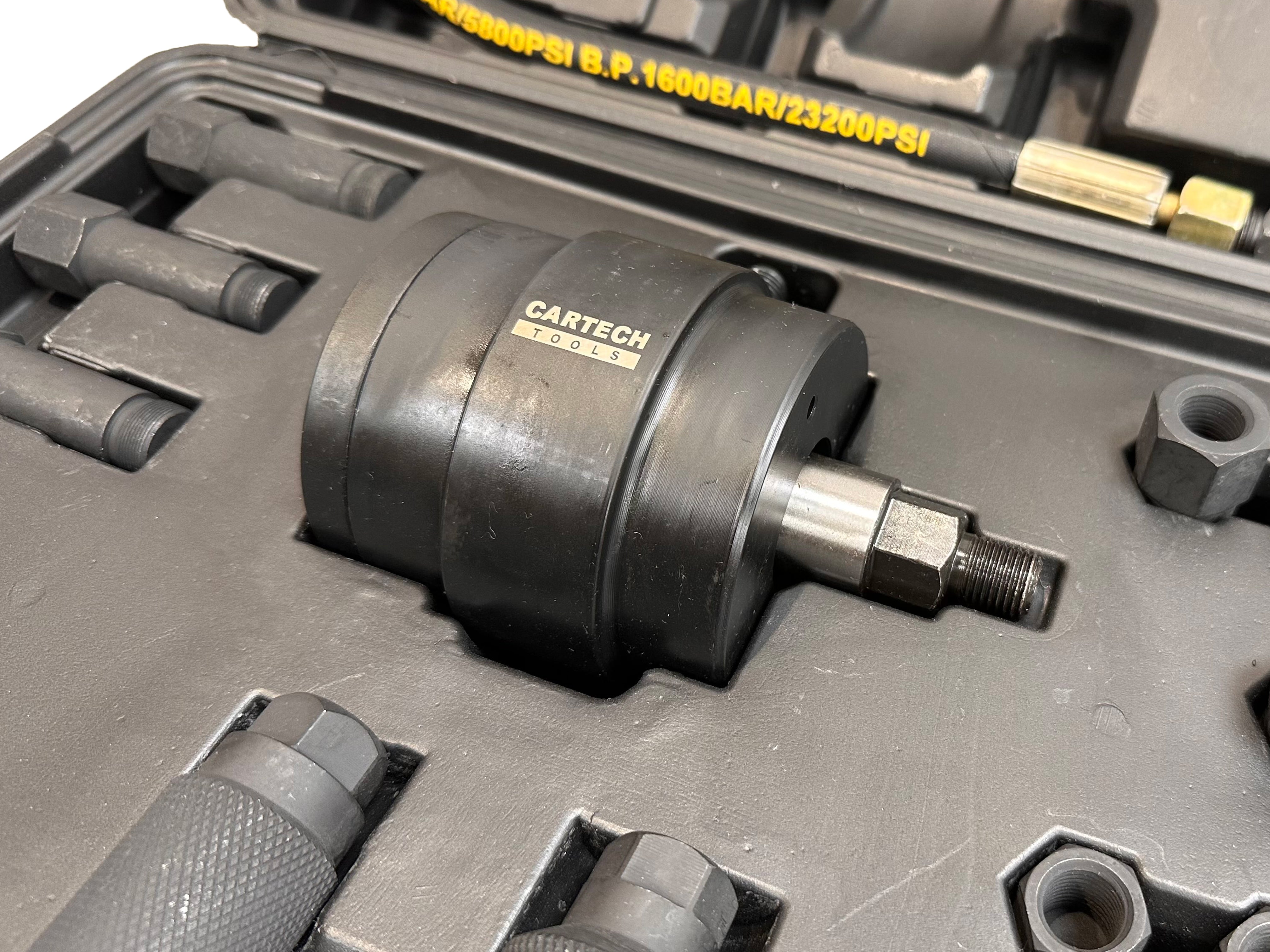 Комплект преса пневматичен екстрактор за инжектори 1000 NM 21 части BOSCH DELPHI DENSO SIEMENS