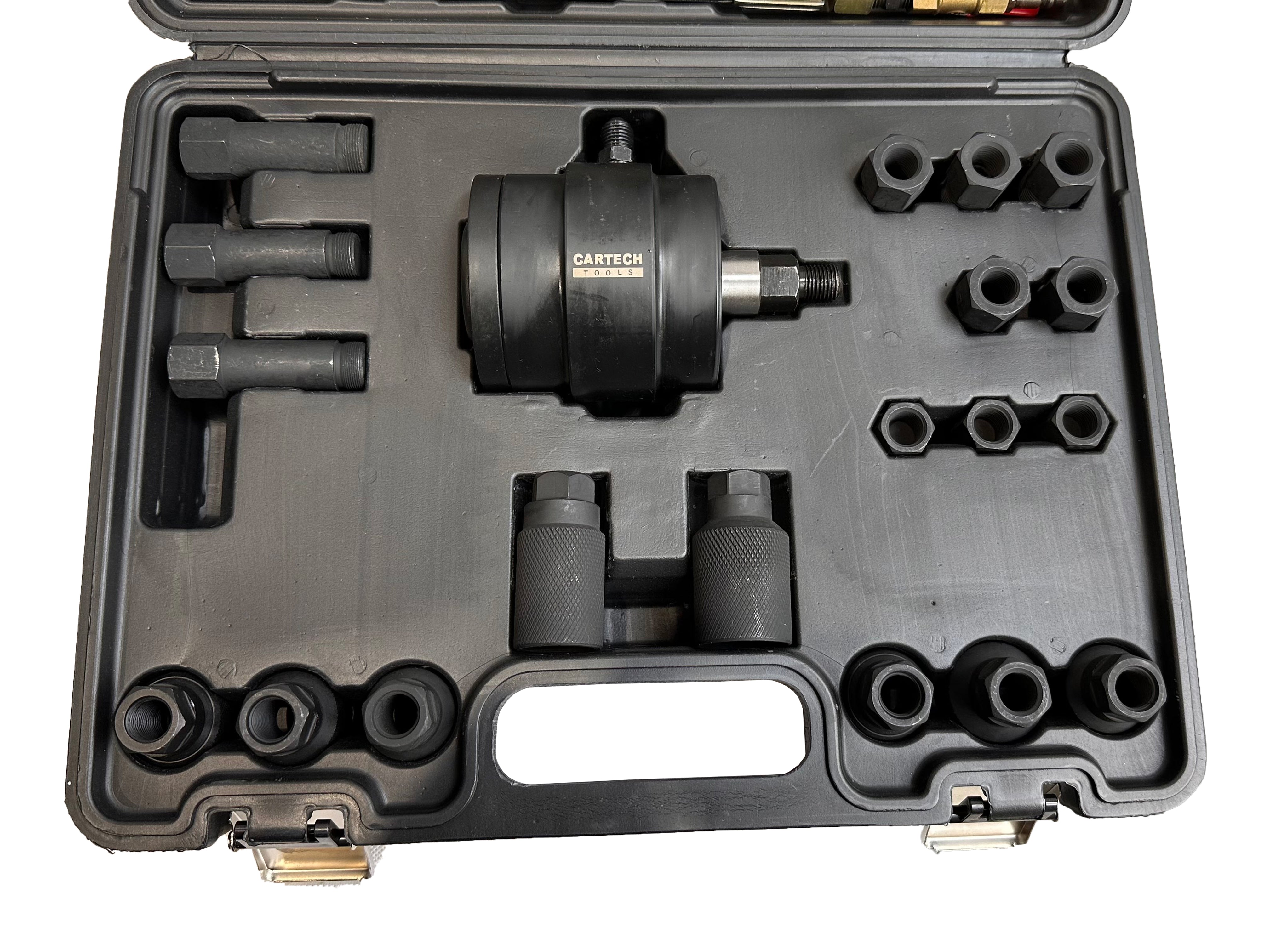 Комплект преса пневматичен екстрактор за инжектори 1000 NM 21 части BOSCH DELPHI DENSO SIEMENS