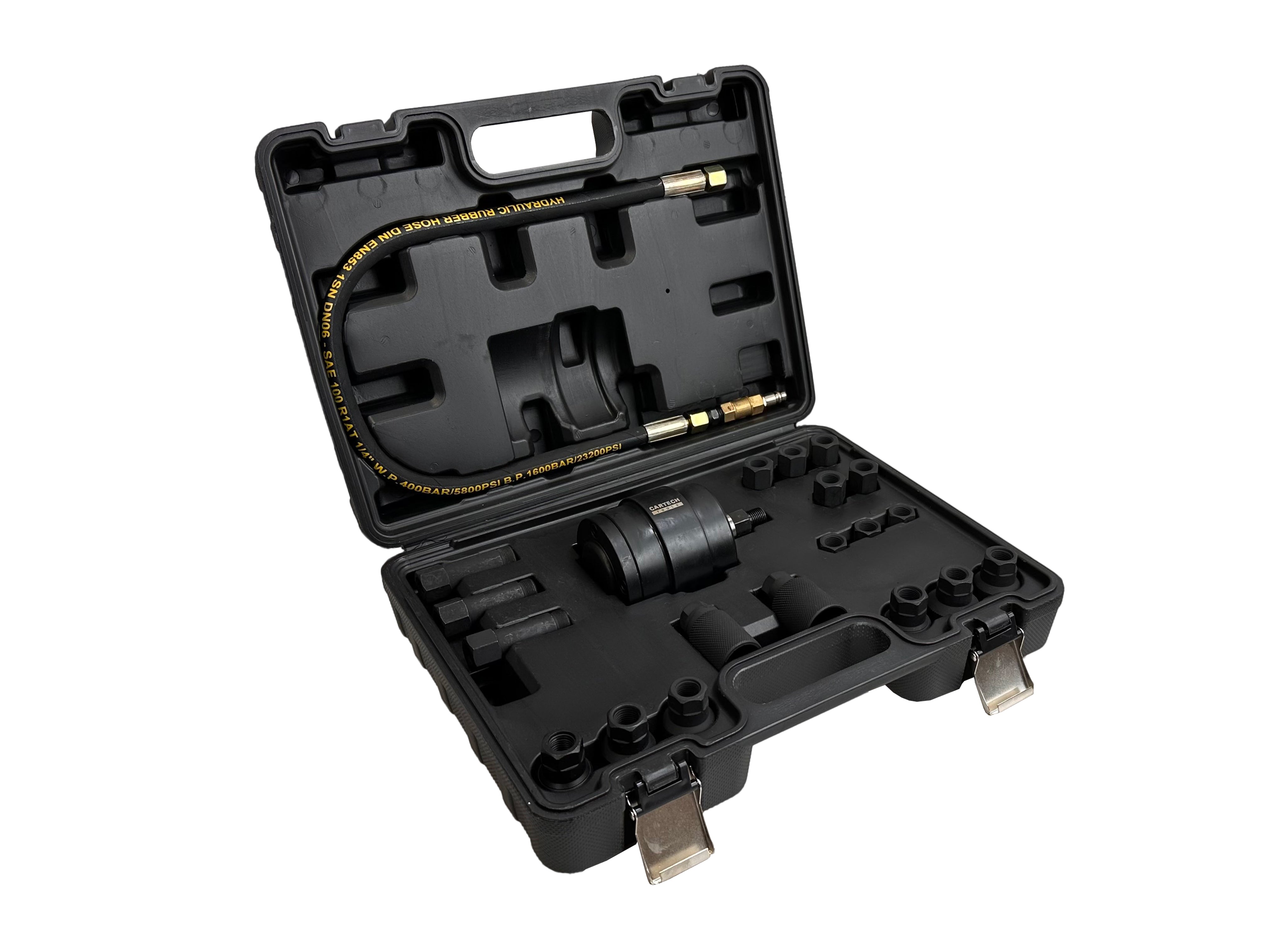 Комплект преса пневматичен екстрактор за инжектори 1000 NM 21 части BOSCH DELPHI DENSO SIEMENS