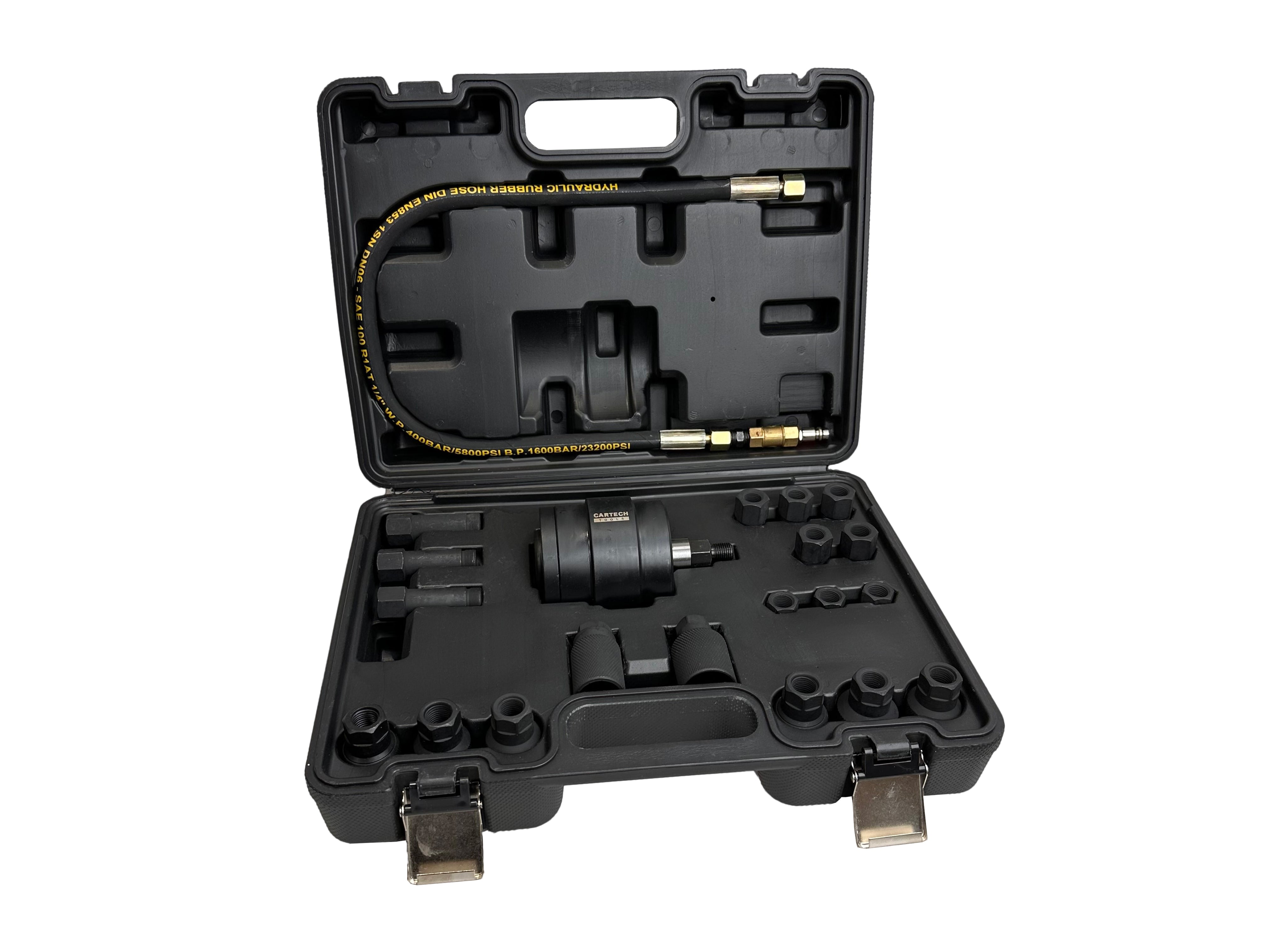 Комплект преса пневматичен екстрактор за инжектори 1000 NM 21 части BOSCH DELPHI DENSO SIEMENS