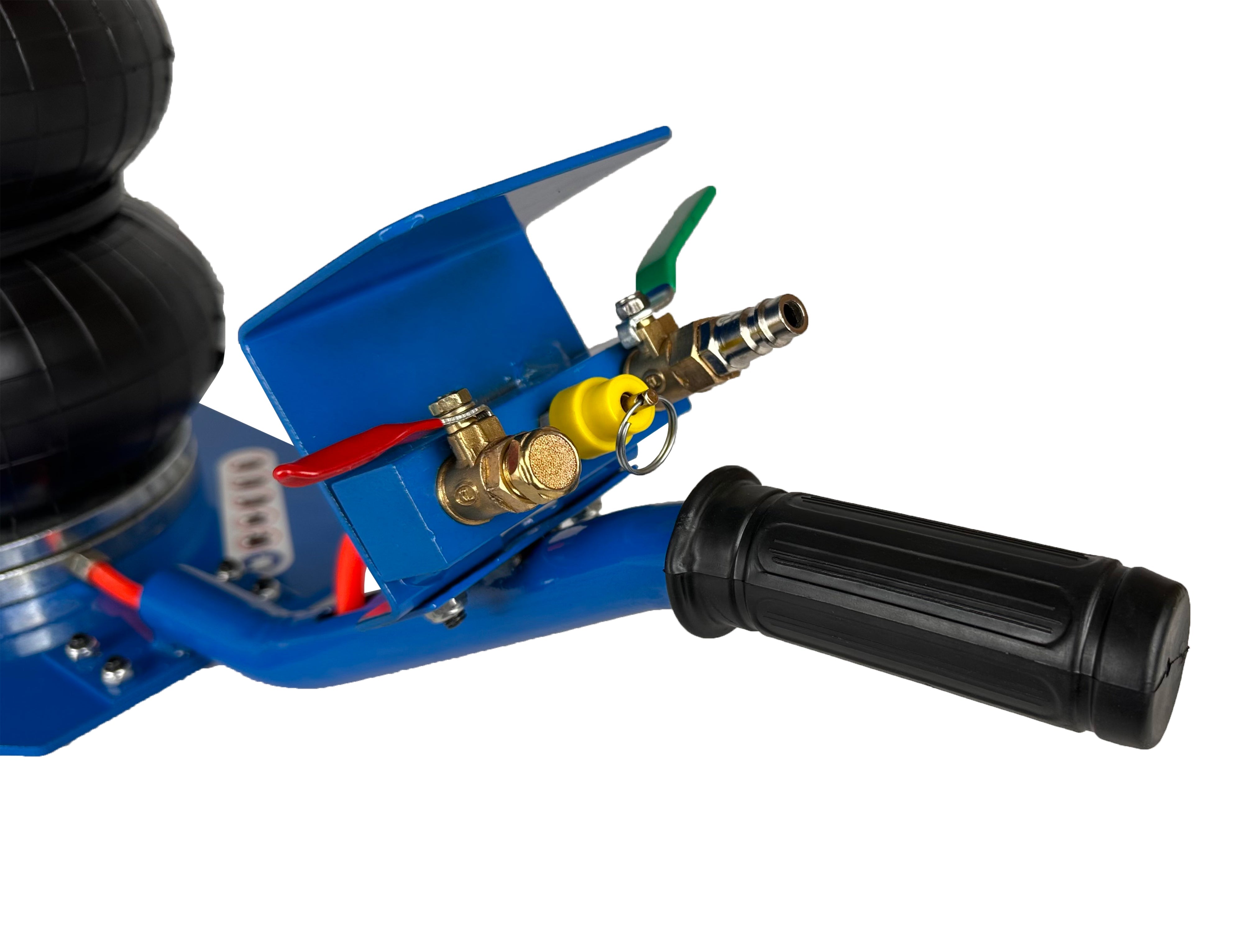 Пневматичен крик тип въздушна възглавница 3.5T с къса дръжка GEBO TOOLS