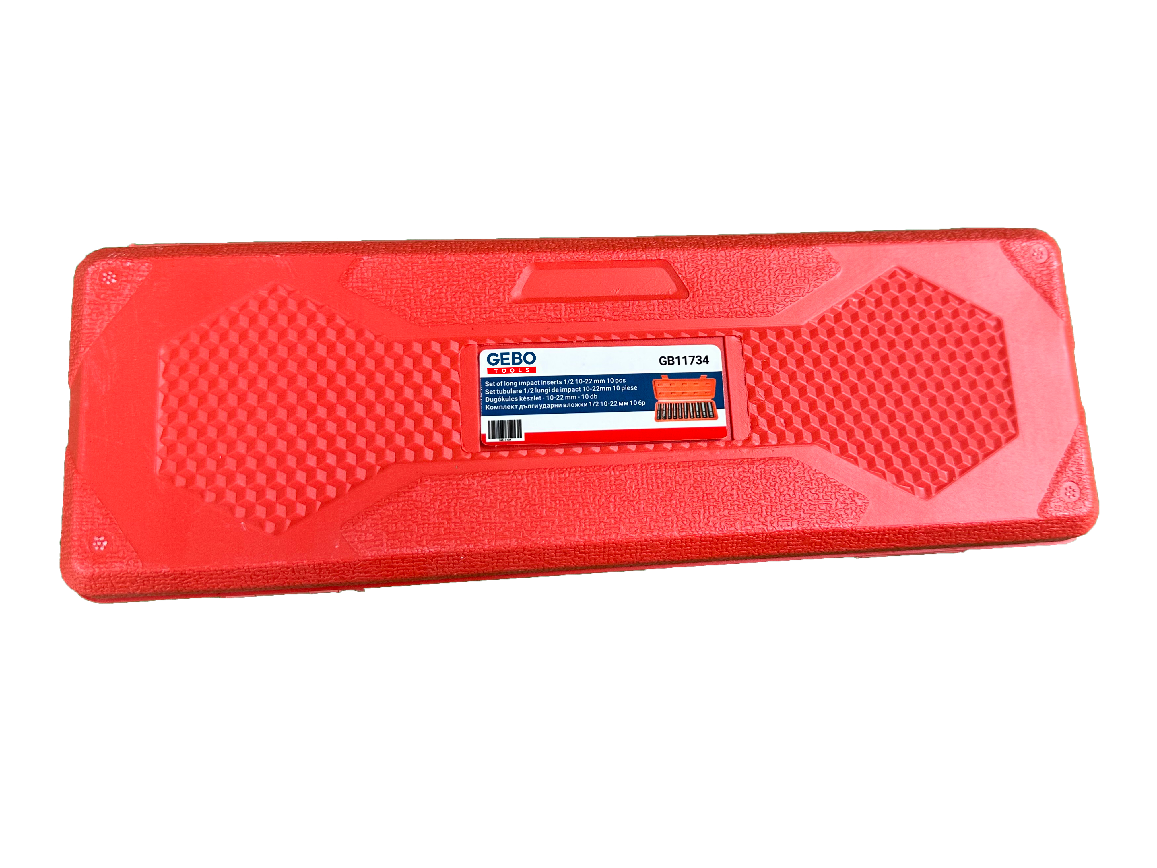 Комплект дълги вложки 1/2 8-24 мм 10 бр. GEBO TOOLS