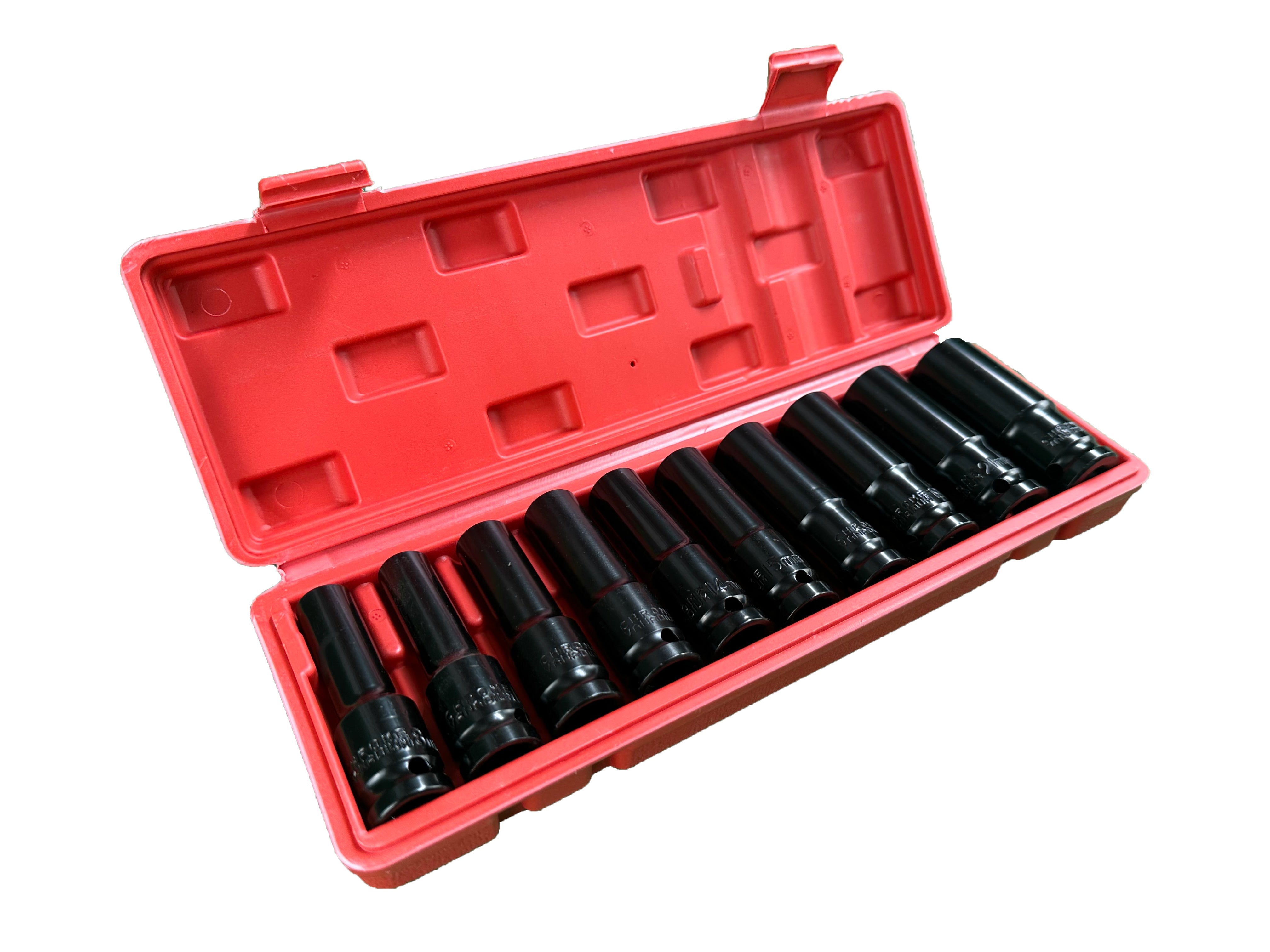 Комплект дълги вложки 1/2 8-24 мм 10 бр. GEBO TOOLS