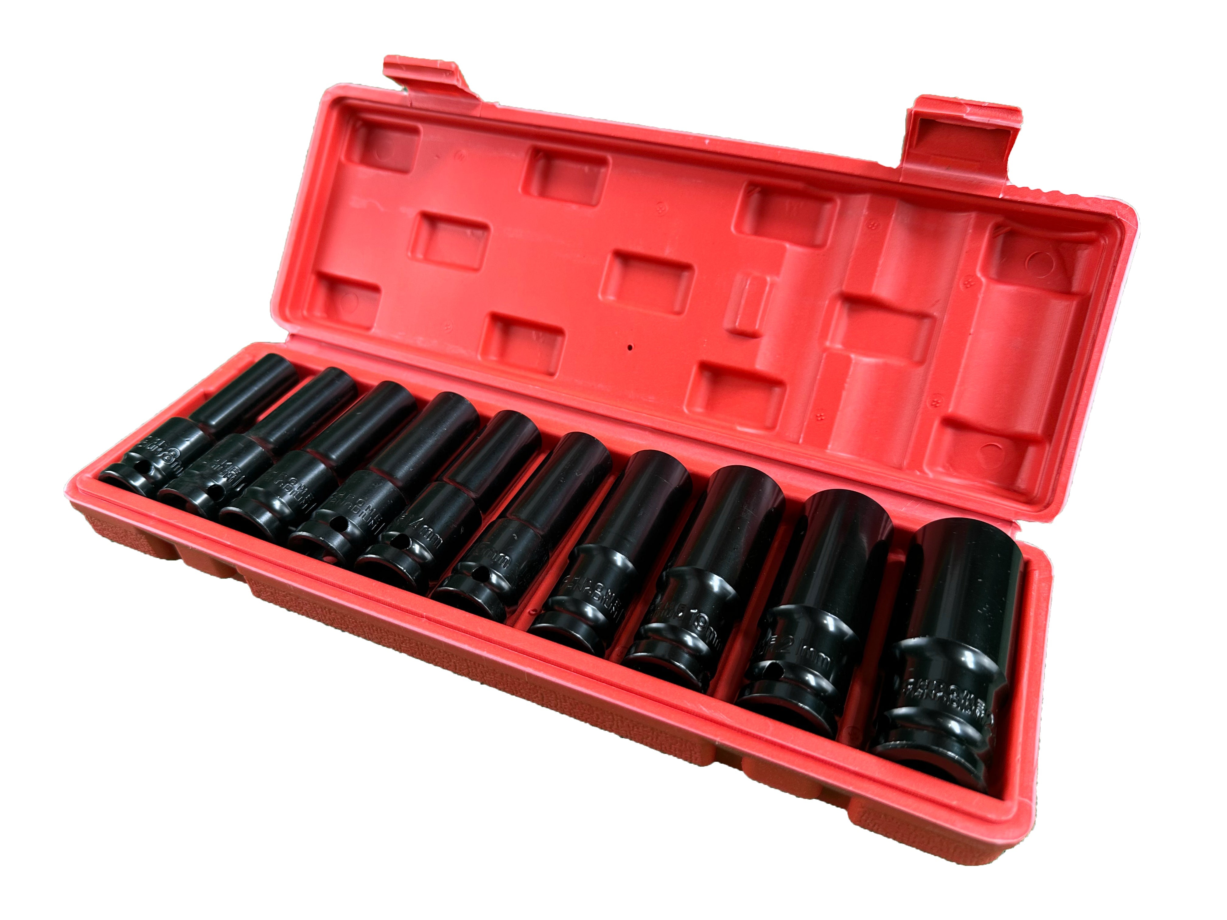 Комплект дълги вложки 1/2 8-24 мм 10 бр. GEBO TOOLS