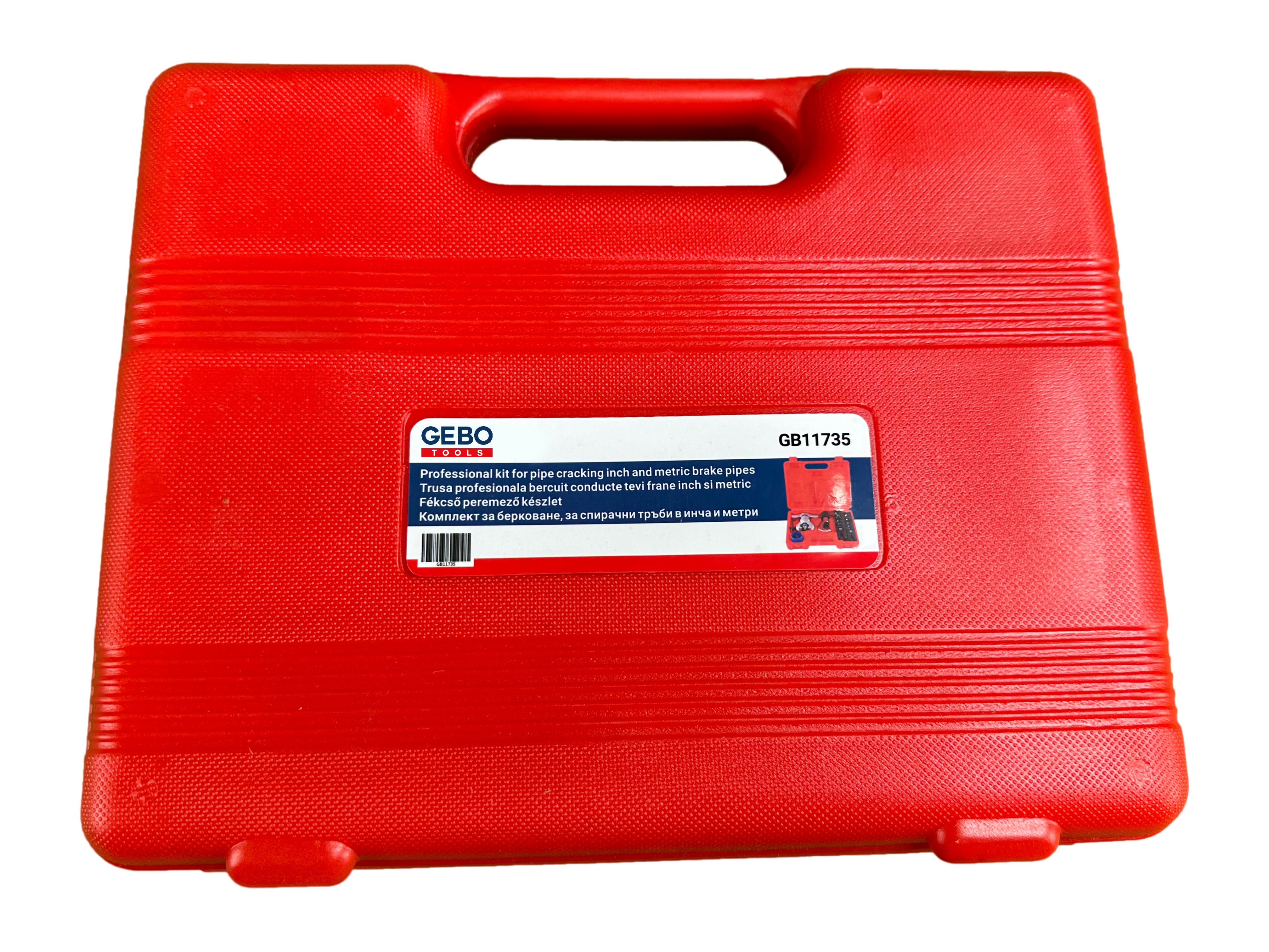 Професионален комплект за валцоване, за спирачни тръби в инча и метри GEBO TOOLS