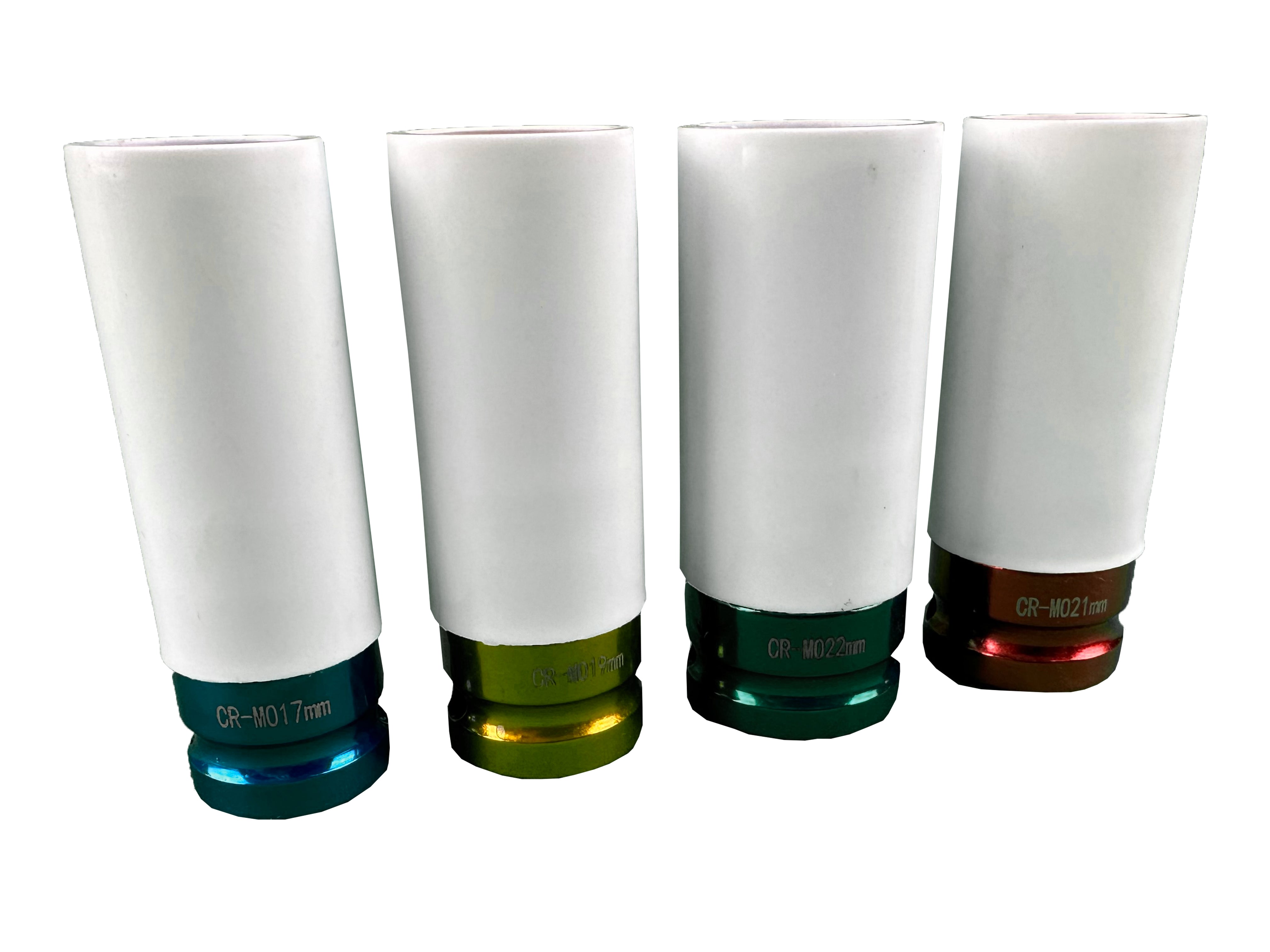 Комплект 4 тръбни вложки със защита за алуминиеви джанти 1/2 17-22 мм GEBO TOOLS