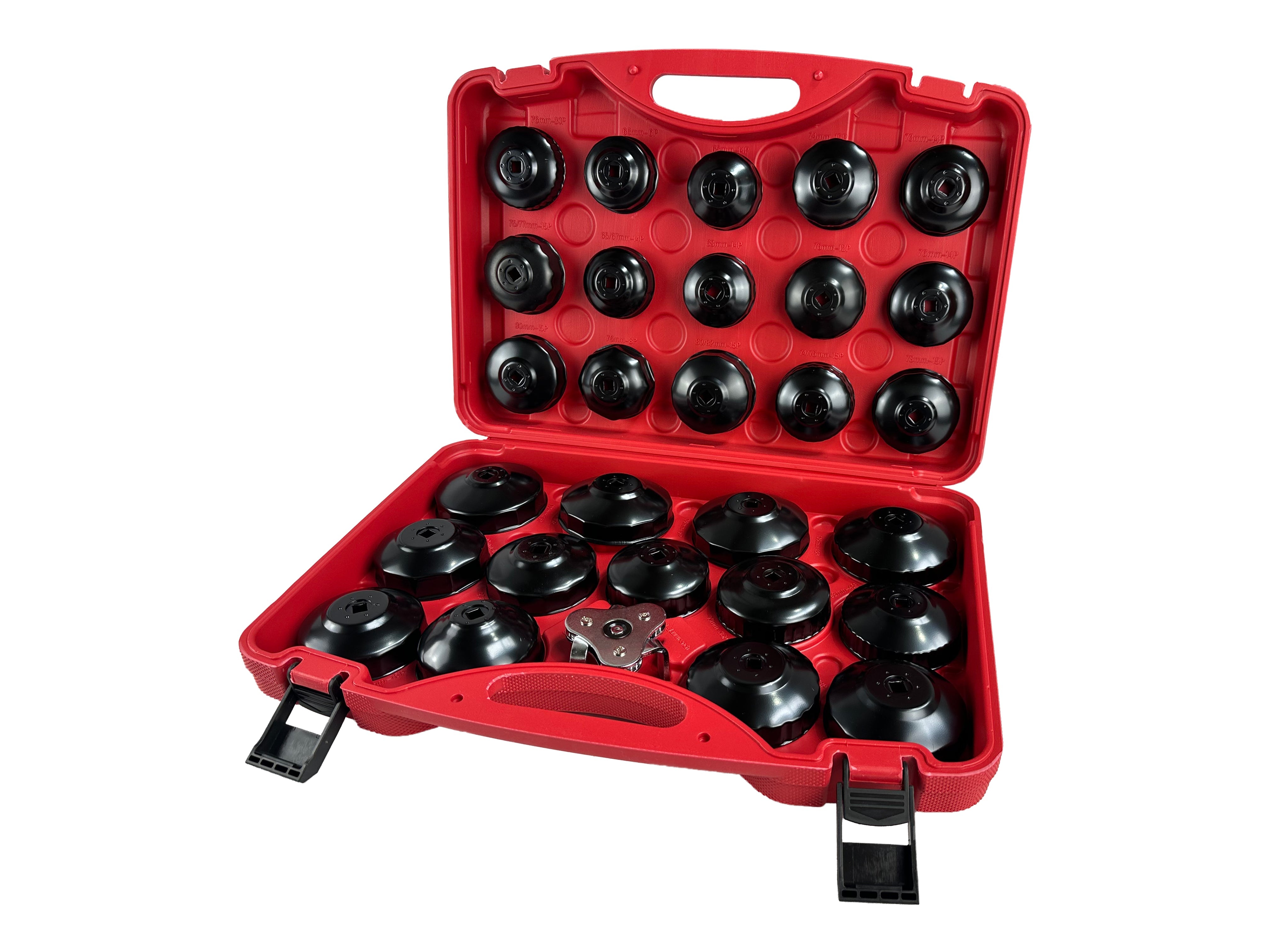 Комплект ключове капачки за маслен филтър, 30 бр. GEBO TOOLS