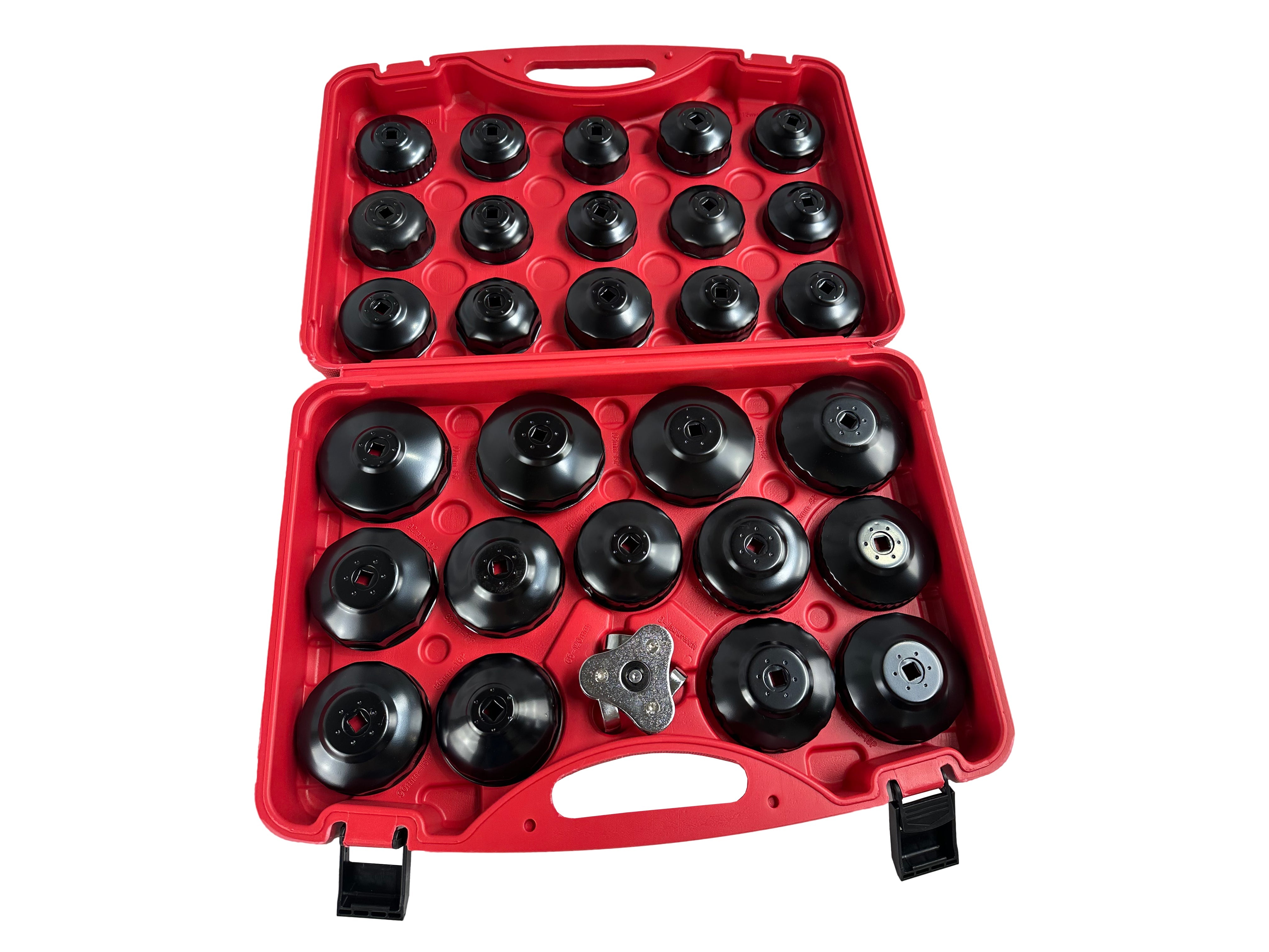 Комплект ключове капачки за маслен филтър, 30 бр. GEBO TOOLS