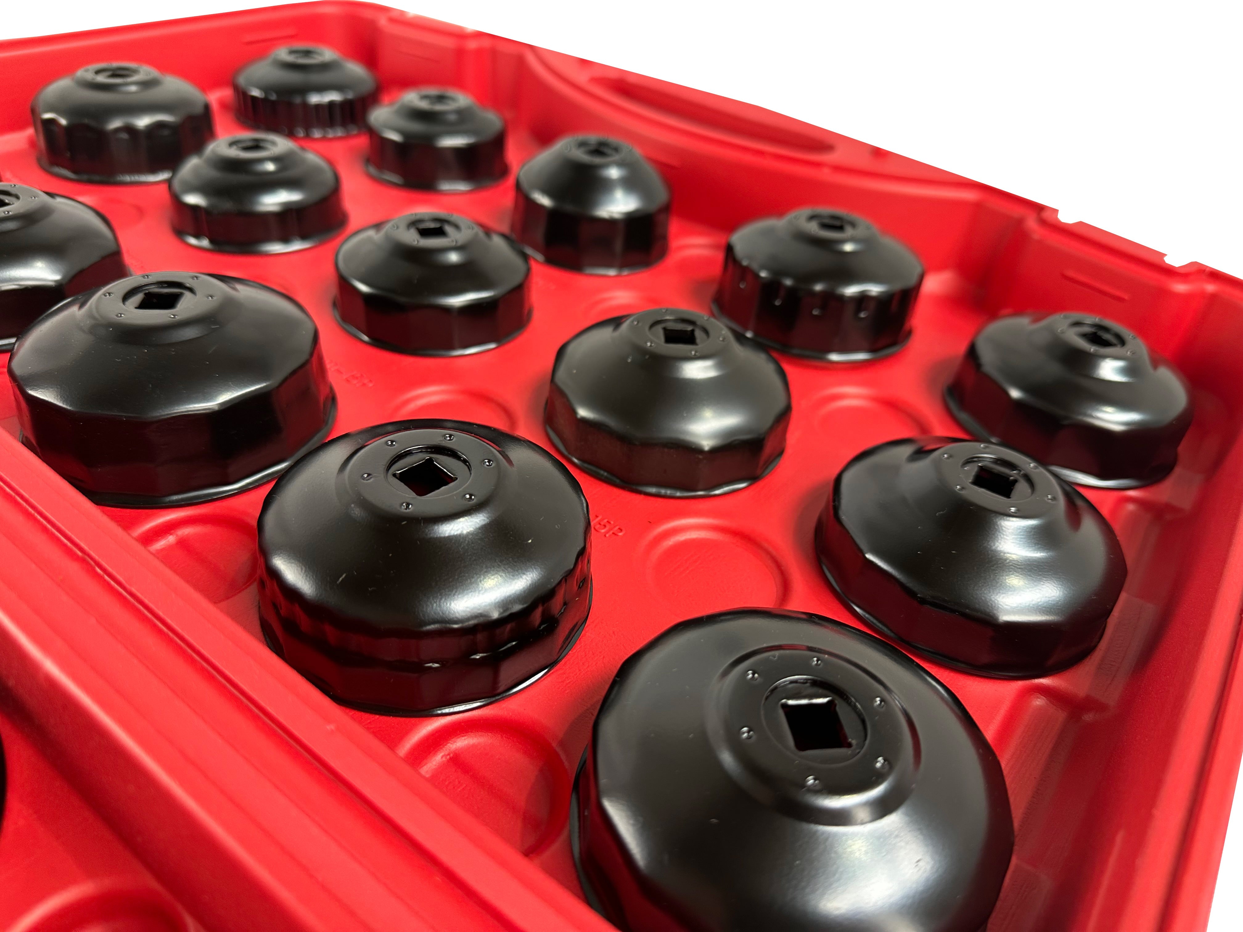 Комплект ключове капачки за маслен филтър, 30 бр. GEBO TOOLS