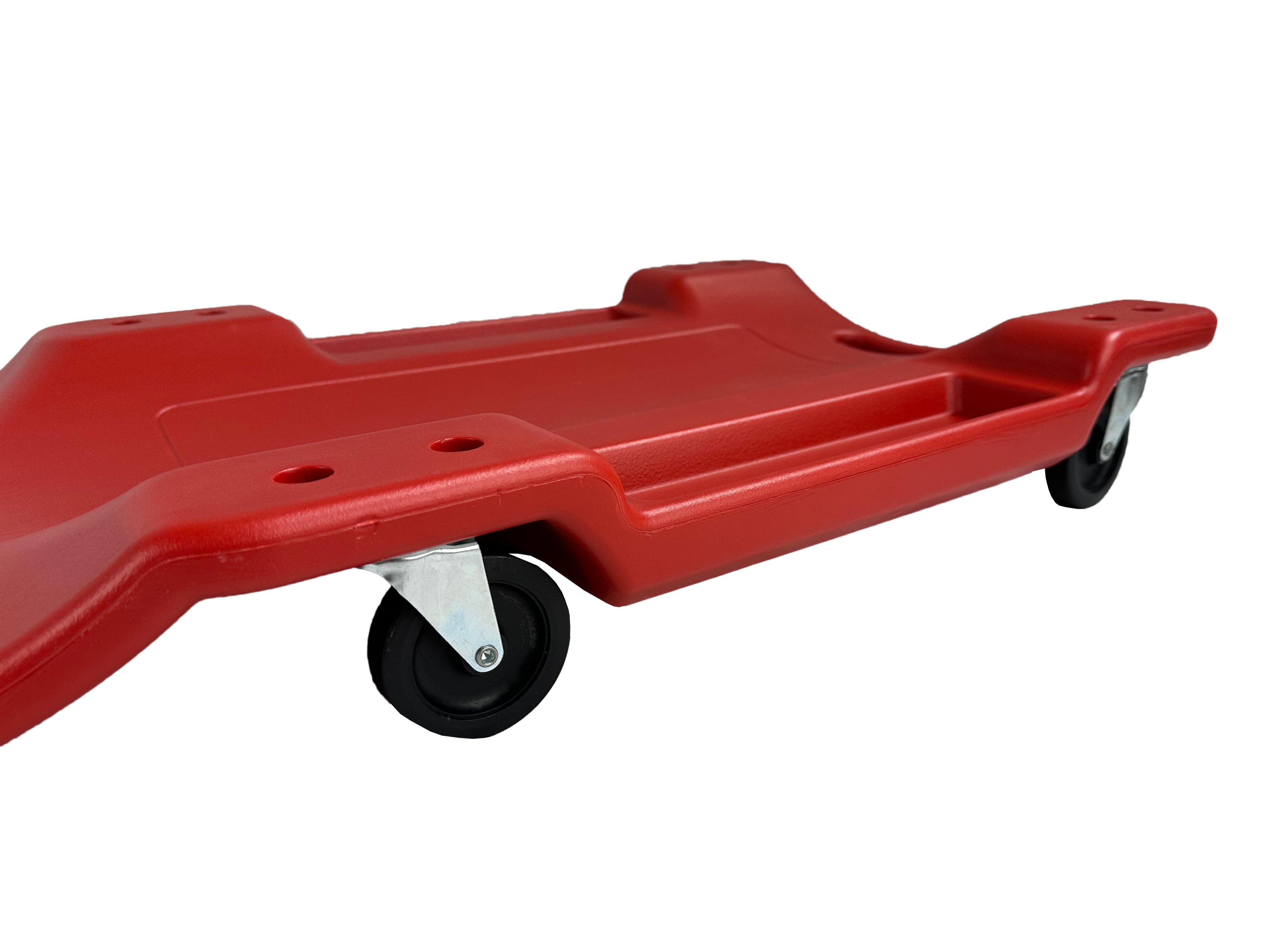 Автомонтьорска подвижна лежанка, червена GEBO TOOLS