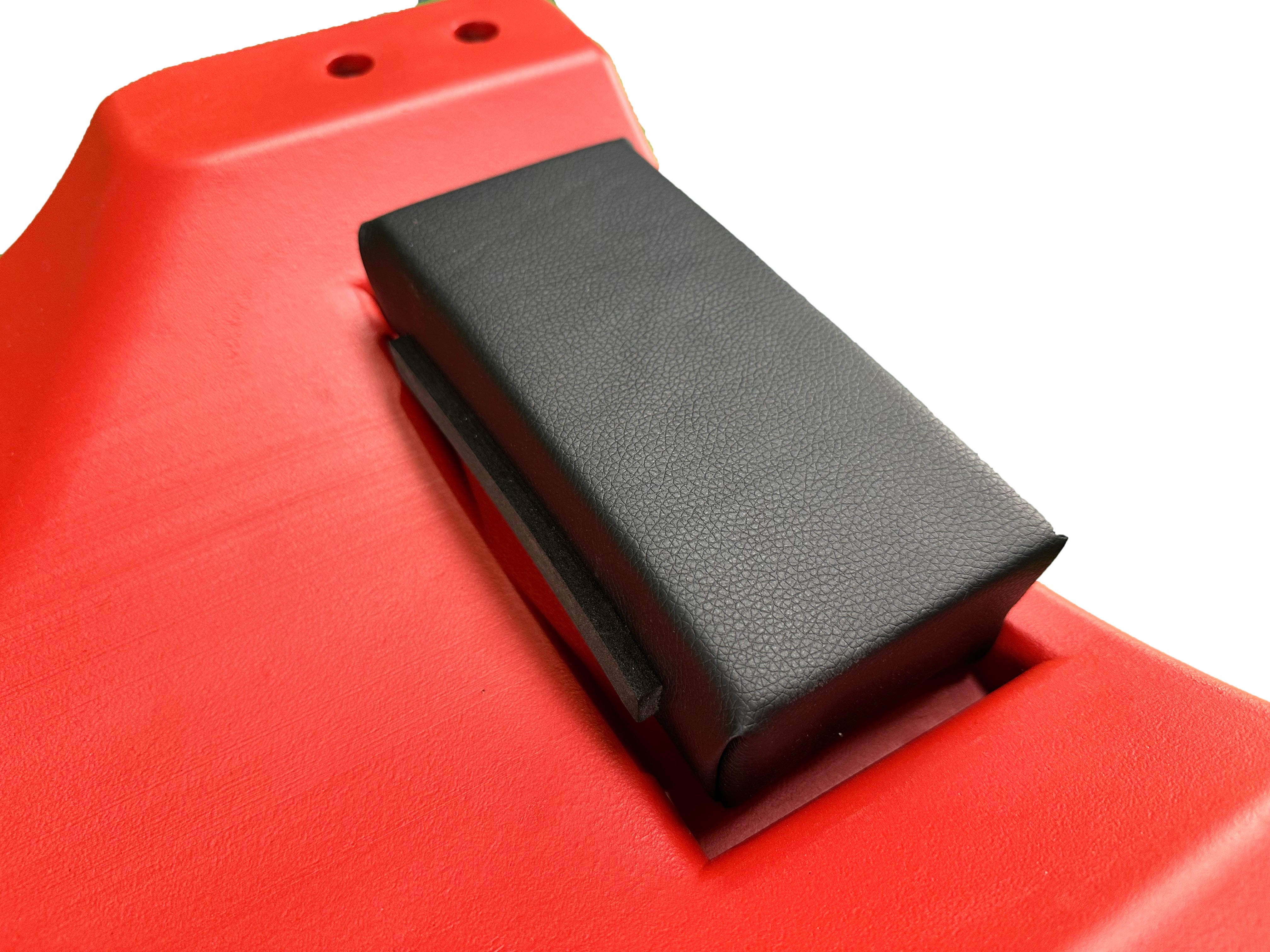 Автомонтьорска подвижна лежанка, червена GEBO TOOLS