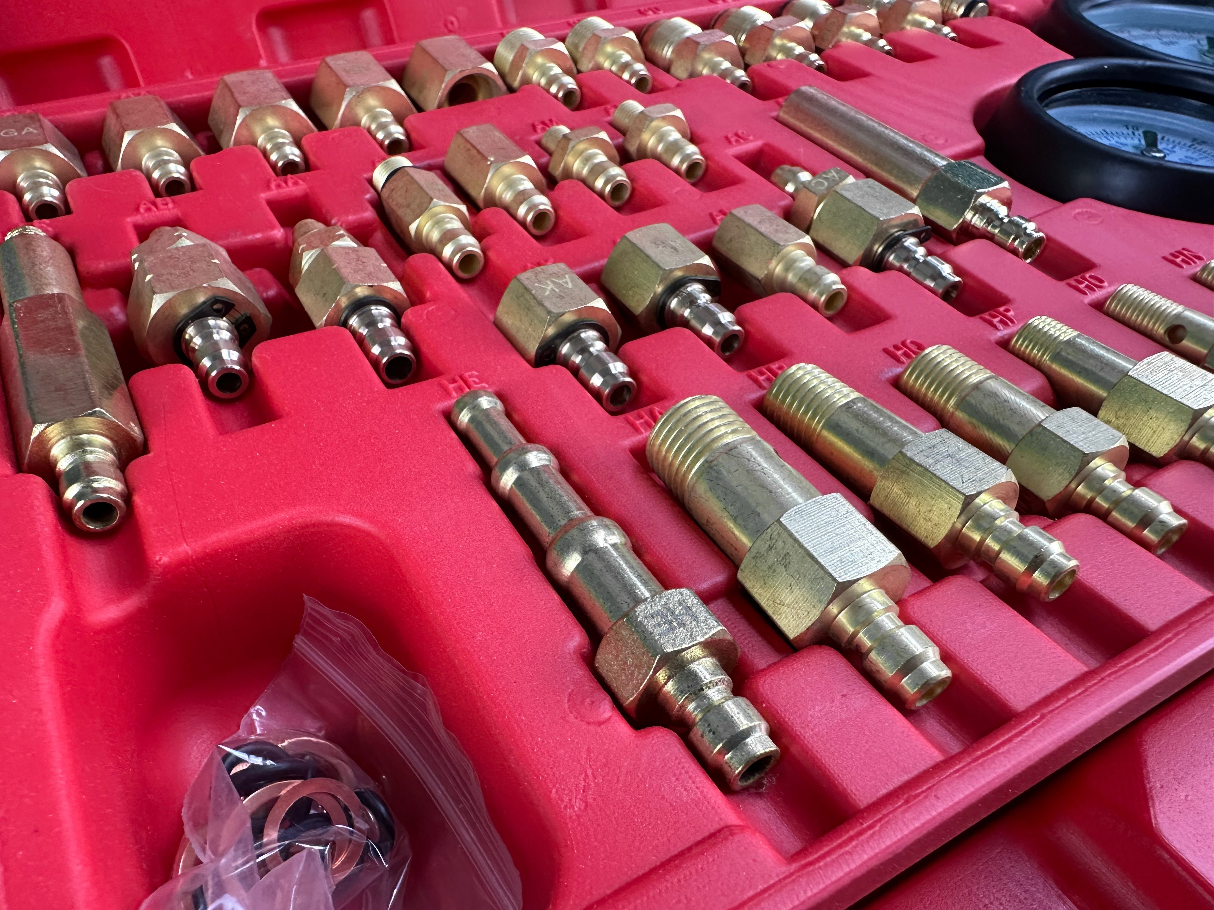 Тестер за налягане дизел и бензин CARTECH