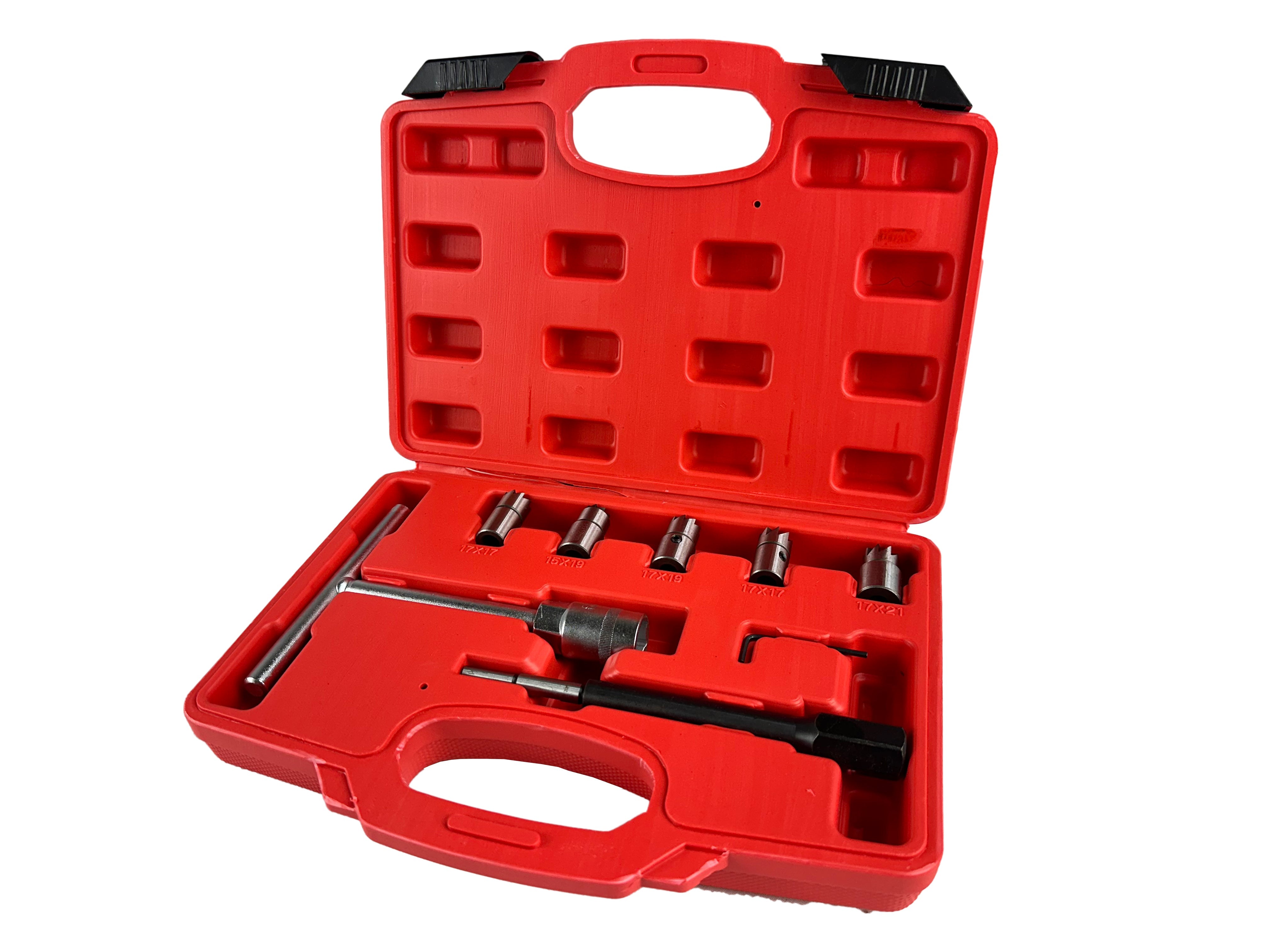 Комплект фрези за почистване на легла на инжектори 7 части GEBO TOOLS