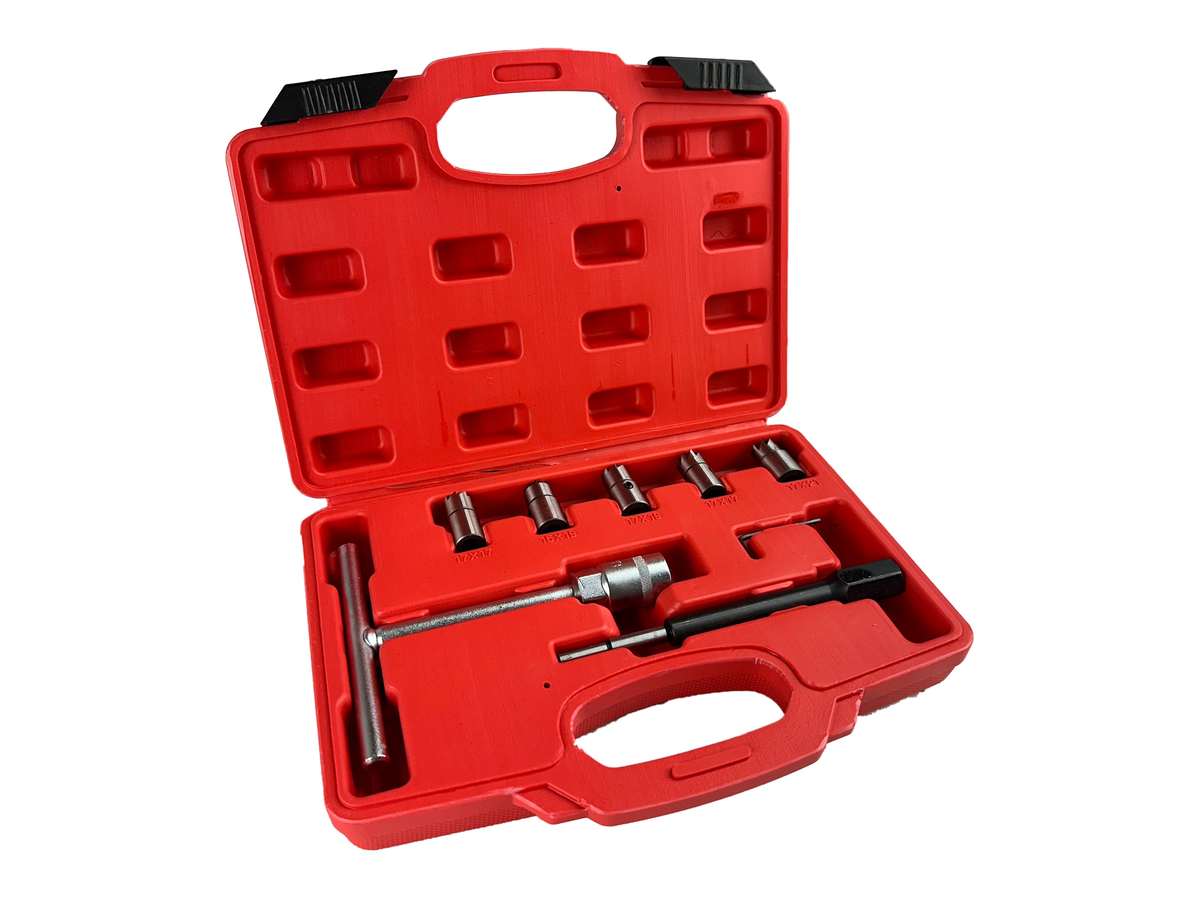 Комплект фрези за почистване на легла на инжектори 7 части GEBO TOOLS