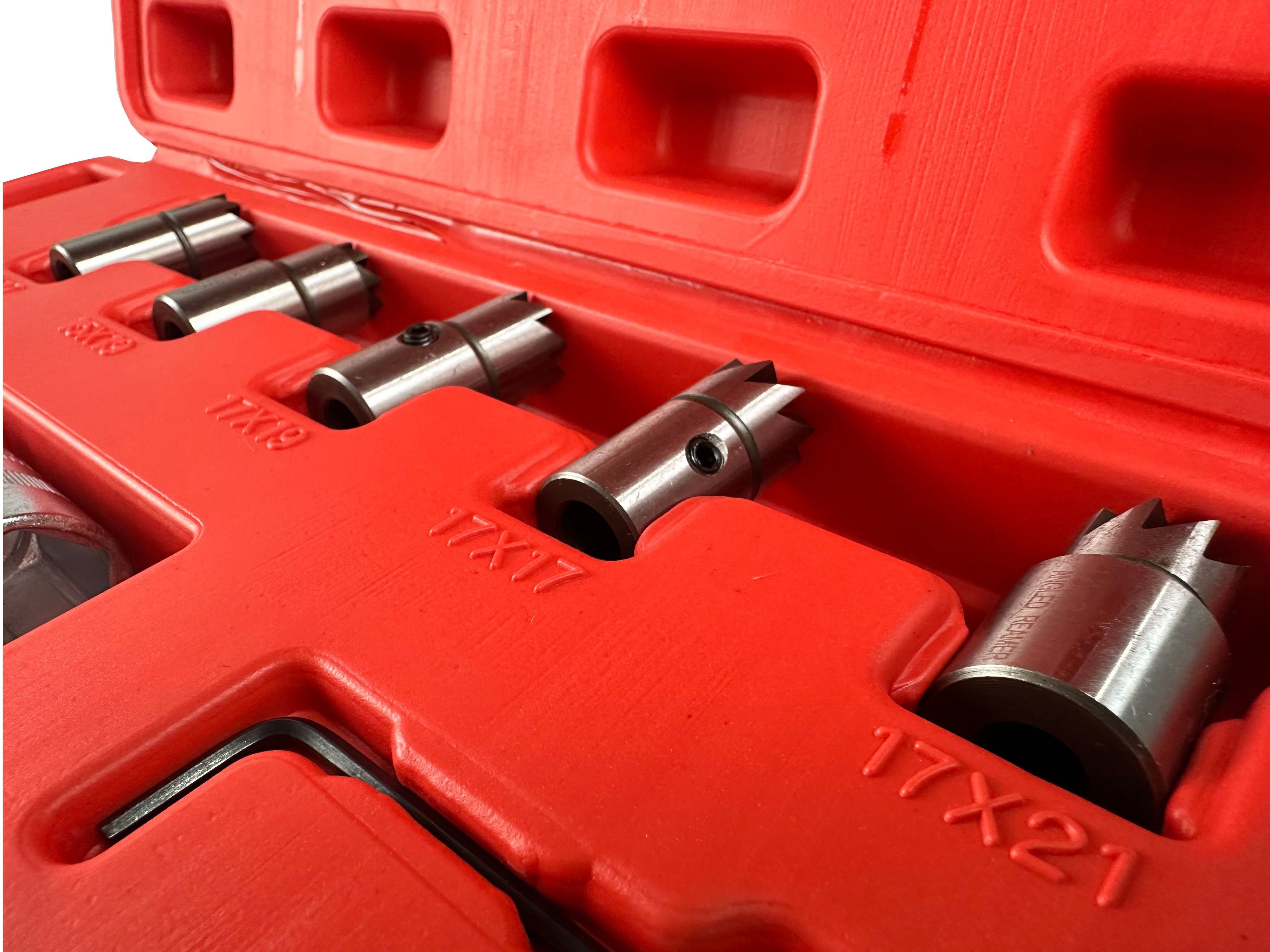 Комплект фрези за почистване на легла на инжектори 7 части GEBO TOOLS