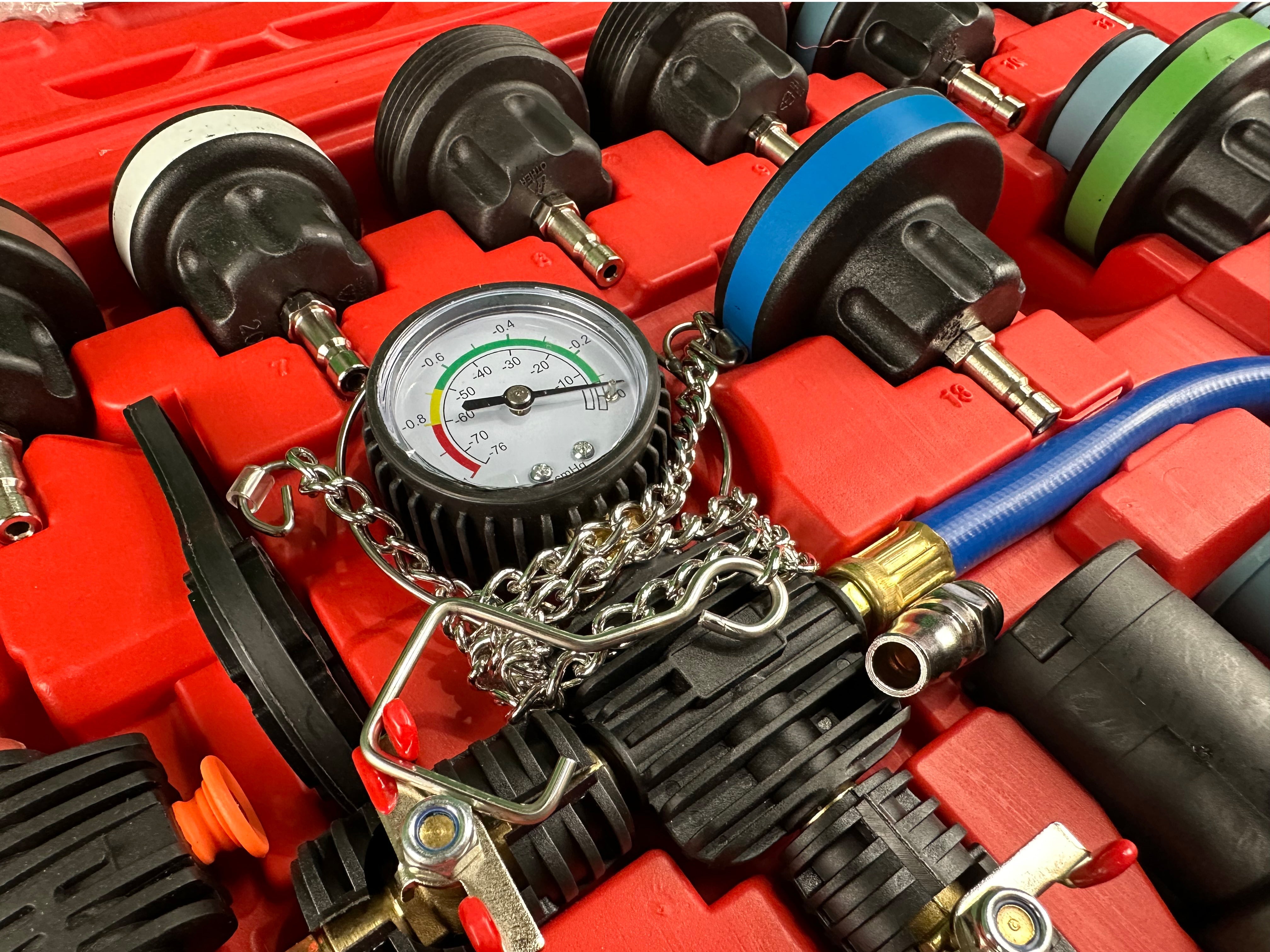 Тестер за проверка на охладителна система 28 части GEBO TOOLS