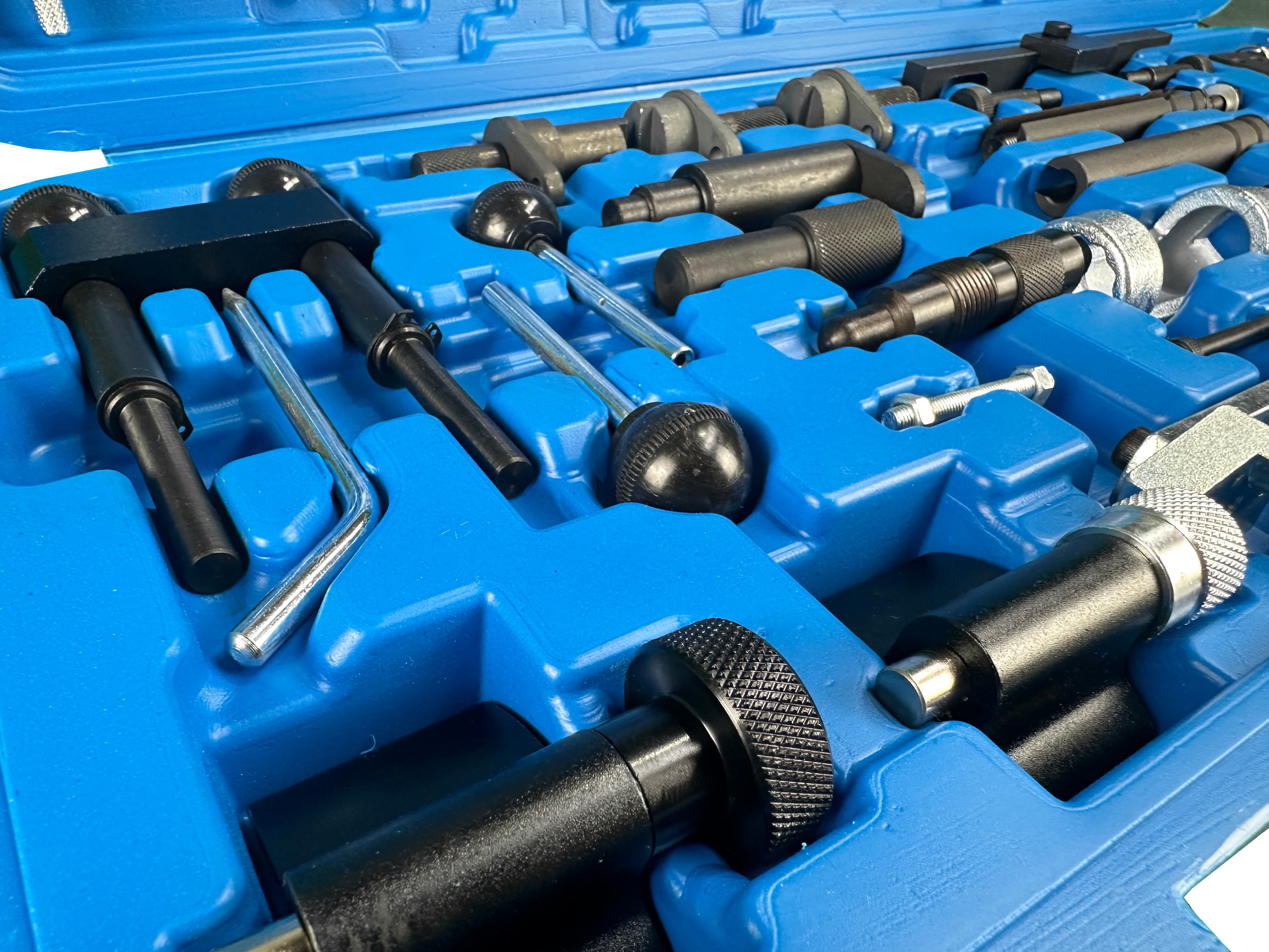 Комплект за зацепване на двигател VW, AUDI, SEAT, SKODA 1.2 1.4 1.6 1.9 2.0 2.5 3.3 дизел и бензин GEBO TOOLS