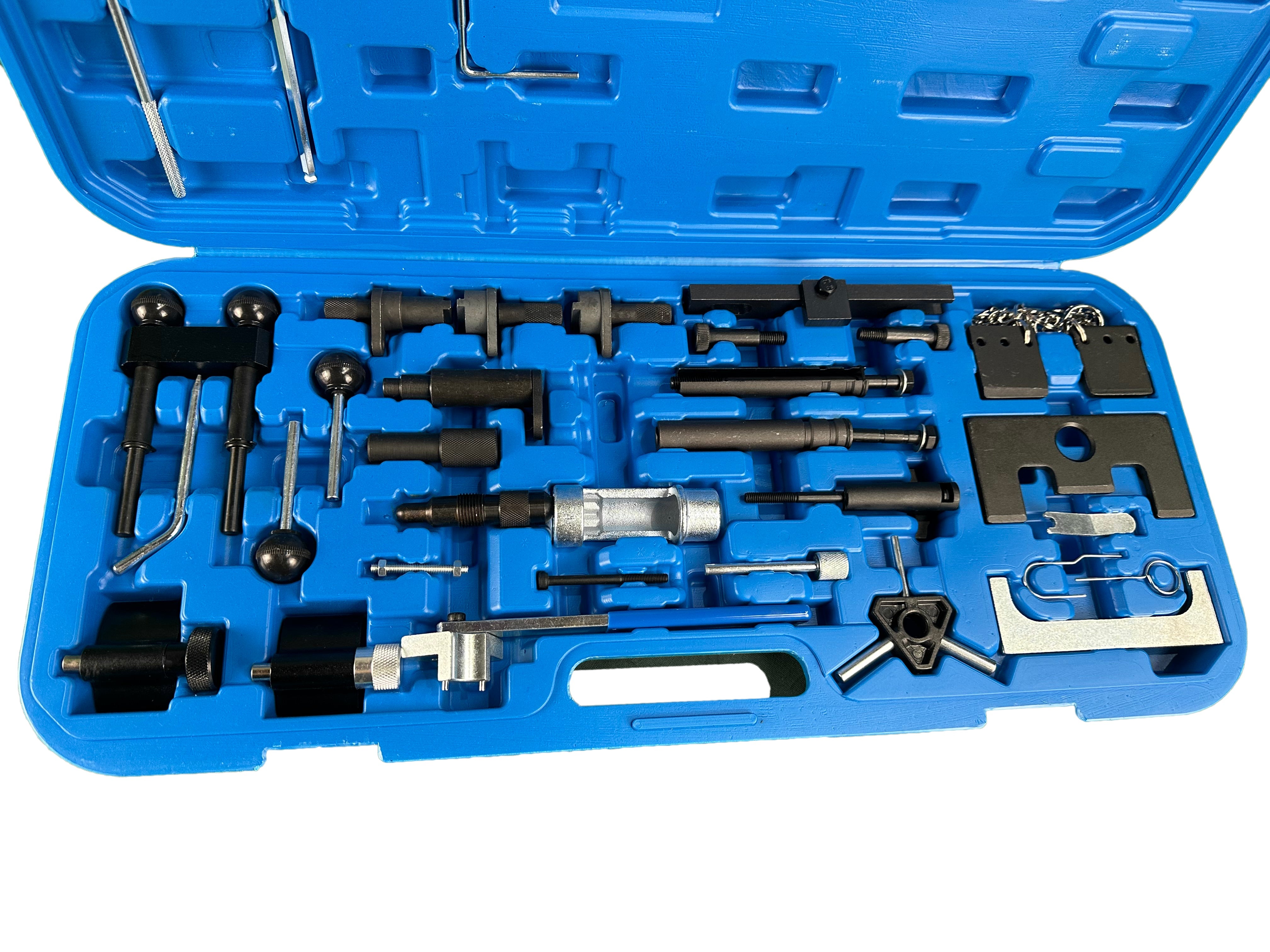 Комплект за зацепване на двигател VW, AUDI, SEAT, SKODA 1.2 1.4 1.6 1.9 2.0 2.5 3.3 дизел и бензин GEBO TOOLS